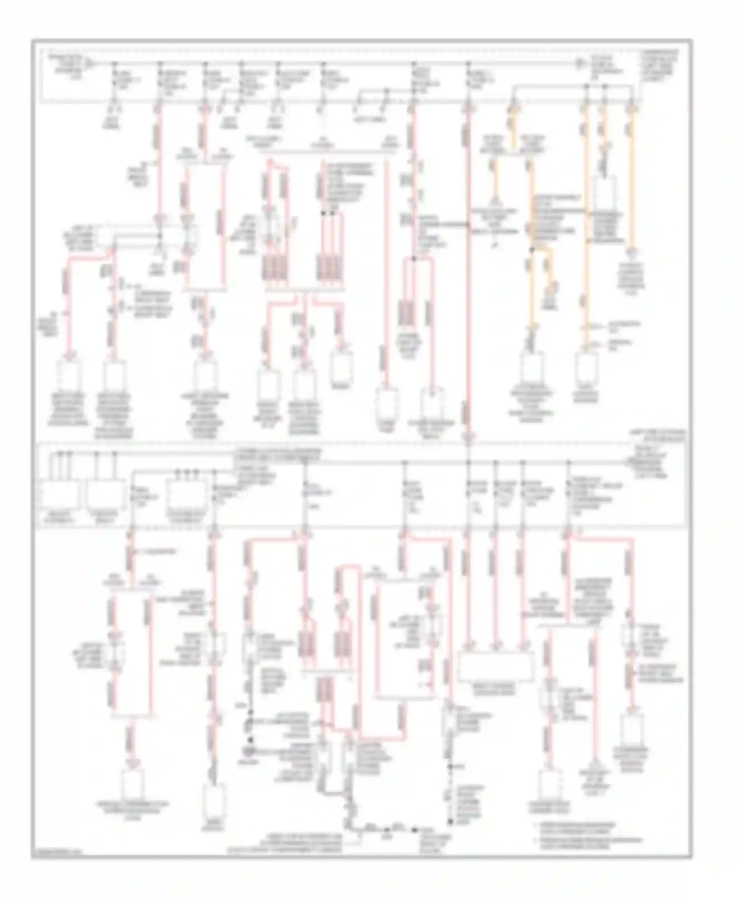 Wiring diagram w/ custom front compartment floor console for Chevrolet Cab & Chassis Silverado 3500 HD  (2008-2011) (1 of 5)
