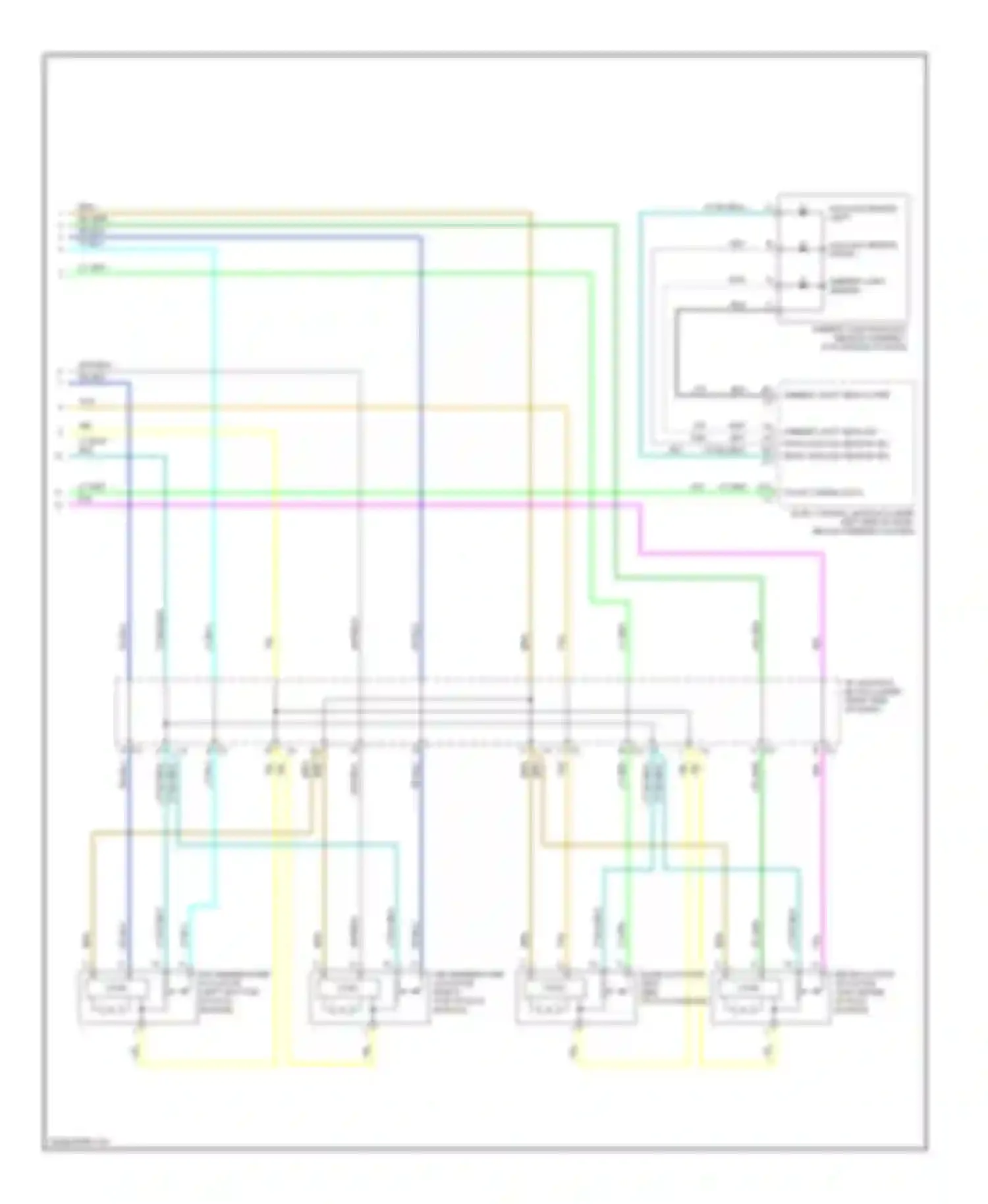 Cab & Chassis Silverado 3500 Chevrolet  (2004-2007): Automatic a/c circuit (2 of 3)