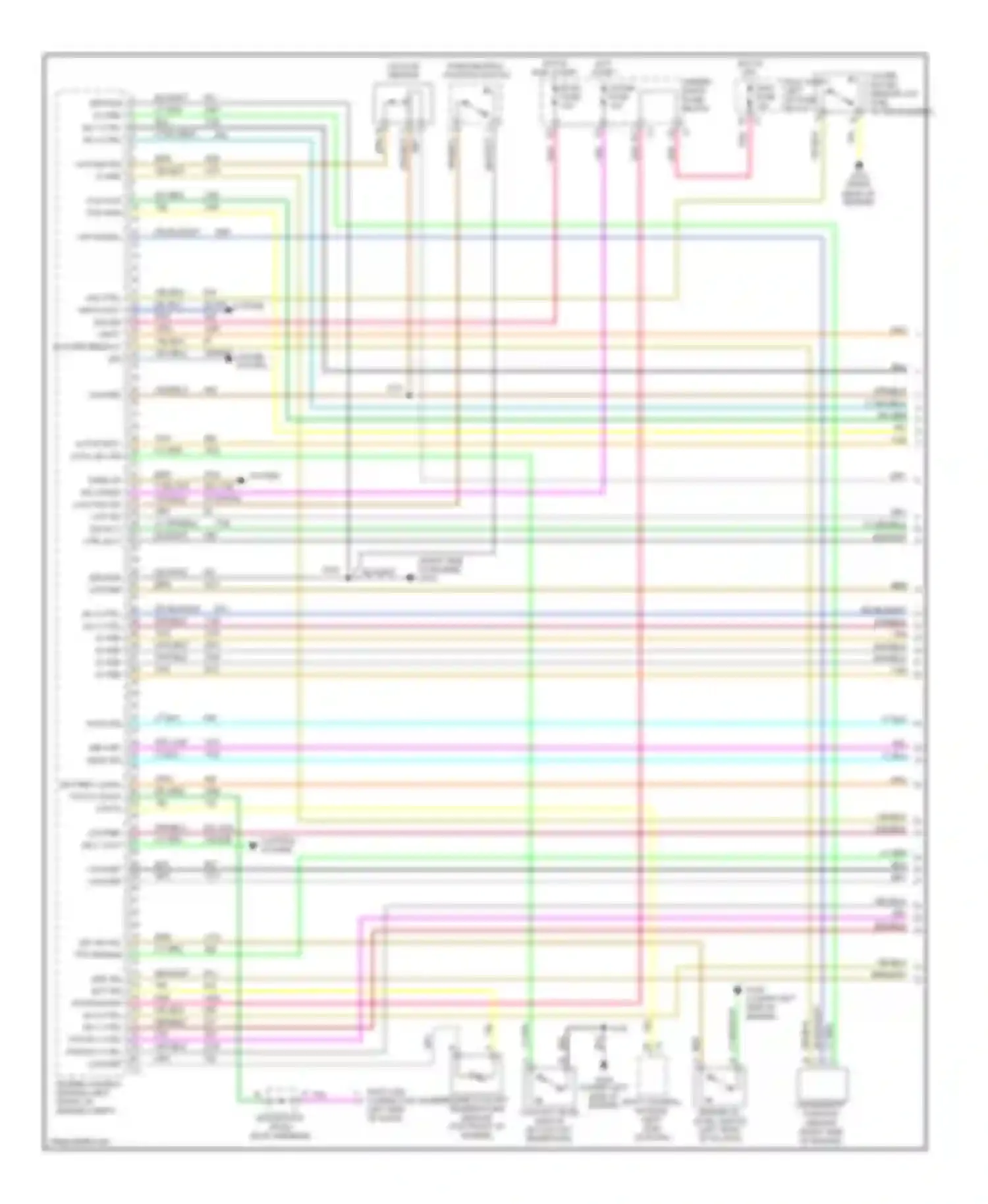 Cab & Chassis Silverado 3500 Chevrolet  (2004-2007): Wiring diagram engine performance 6.6l vin 1, california (1 of 5)