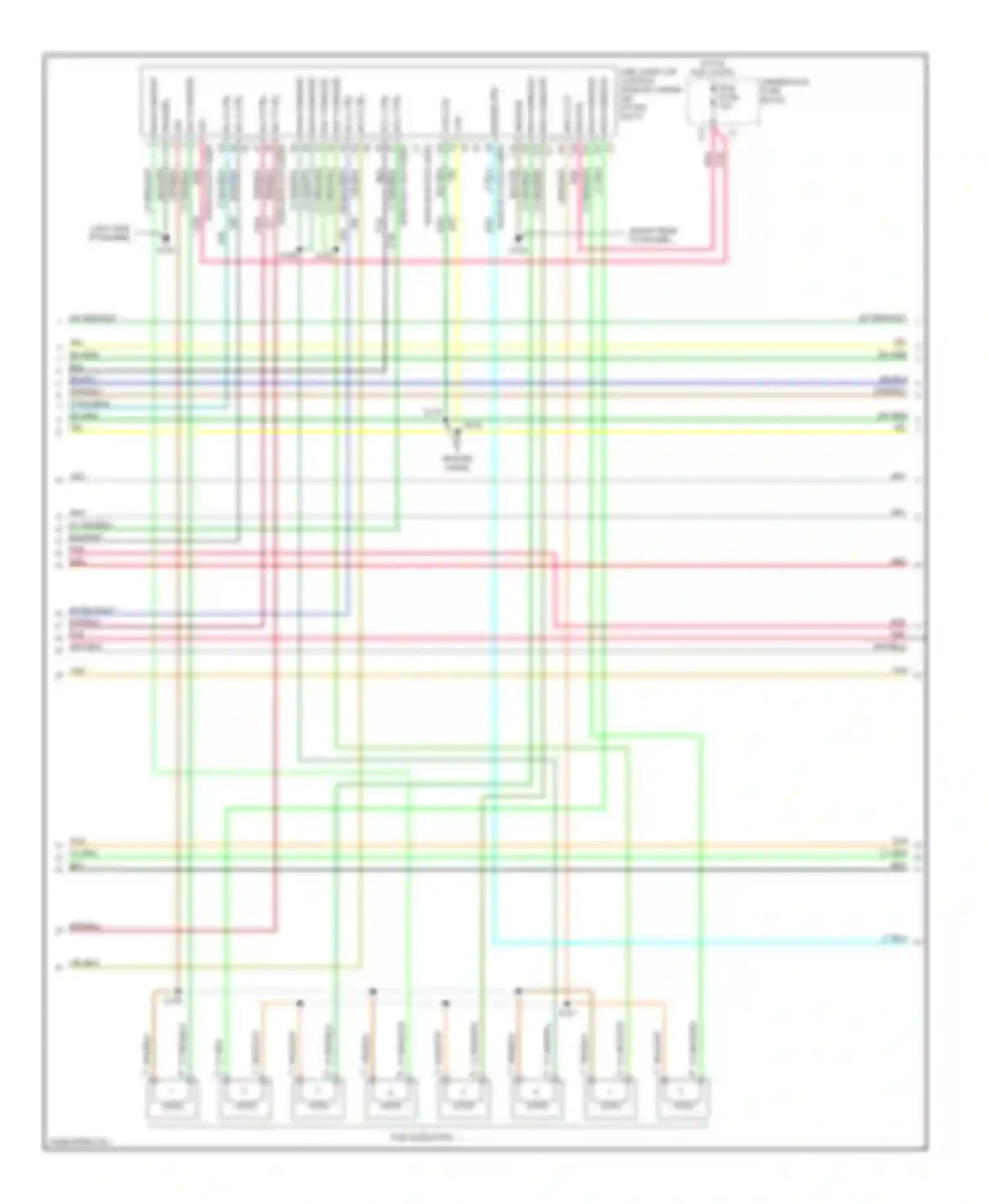 Cab & Chassis Silverado 3500 Chevrolet  (2004-2007): Wiring diagram engine performance 6.6l vin 1, california (3 of 5)