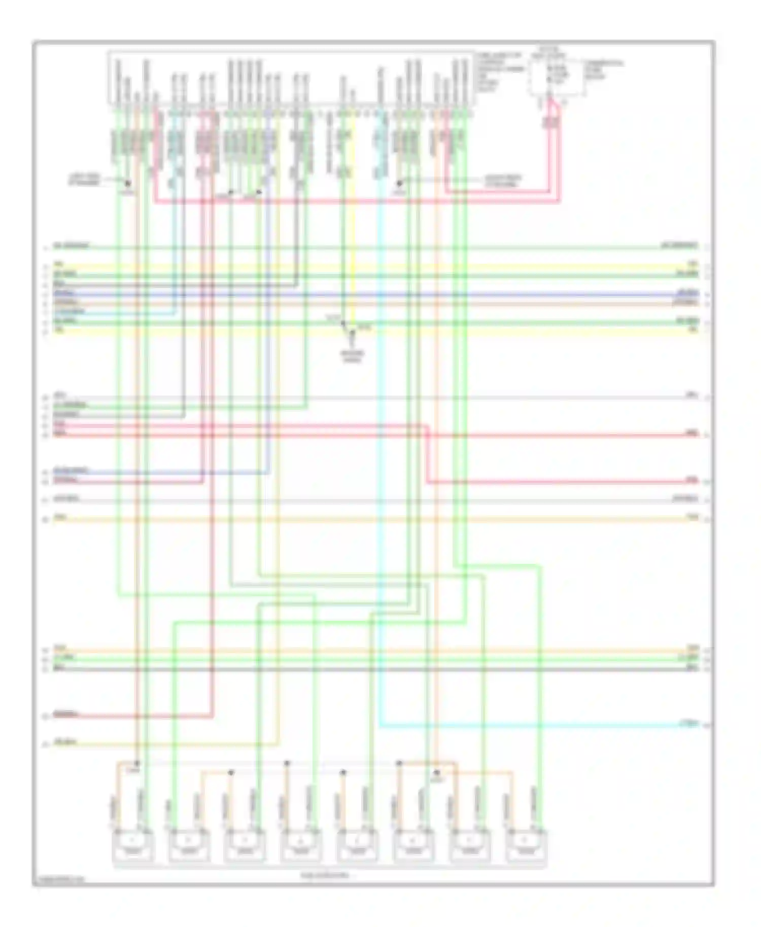 Cab & Chassis Silverado 3500 Chevrolet  (2004-2007): Wiring diagram engine performance 6.6l vin 1, except california (3 of 5)