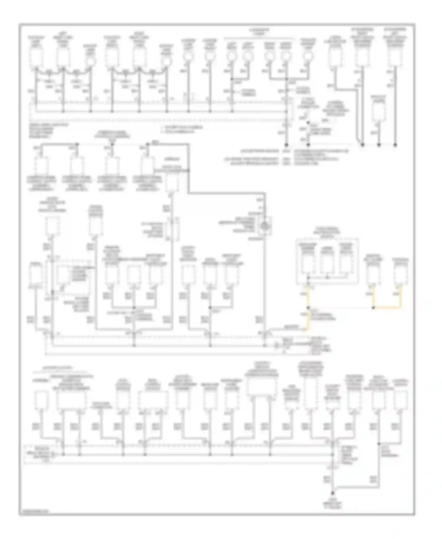 Cab & Chassis Silverado 3500 Chevrolet  (2004-2007): Ground distribution circuit, except hybrid (3 of 4)
