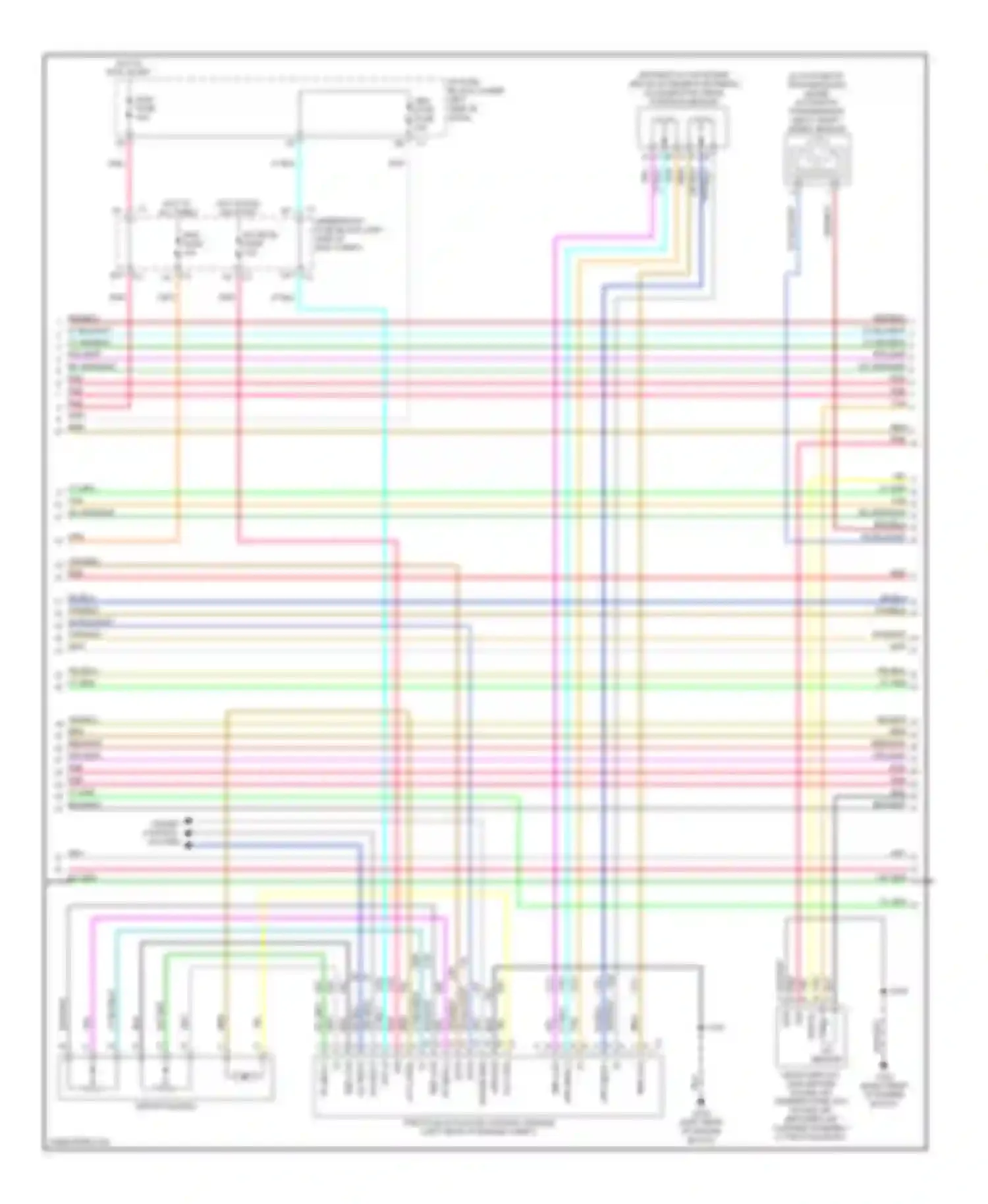 Wiring diagram cruise control system for Chevrolet Cab & Chassis Silverado 3500  (2004-2007) (2 of 14)