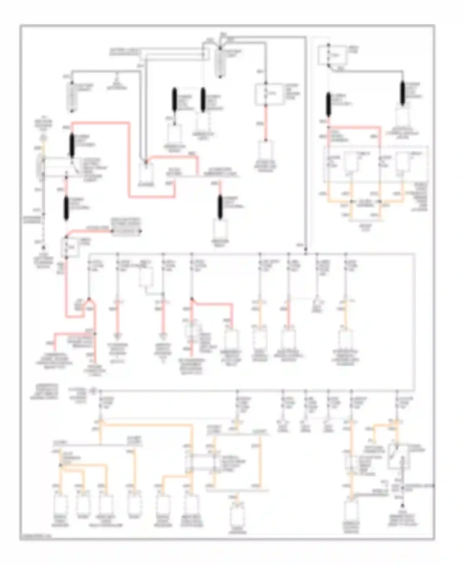 Wiring diagram digital radio receiver radio for Chevrolet Cab & Chassis Silverado 3500  (2004-2007) (1 of 2)