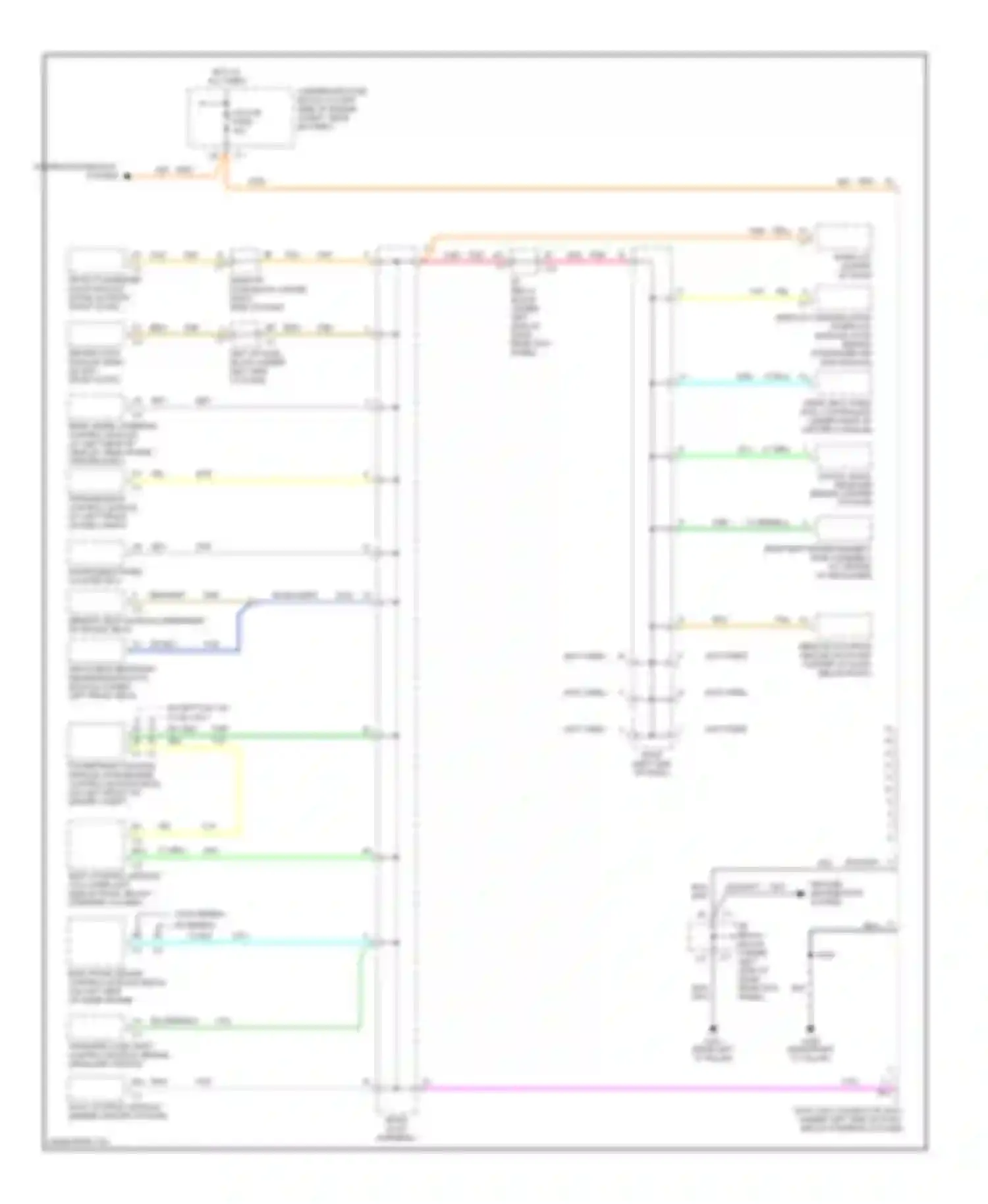 Wiring diagram digital radio receiver for Chevrolet Cab & Chassis Silverado 3500  (2004-2007) (5 of 9)