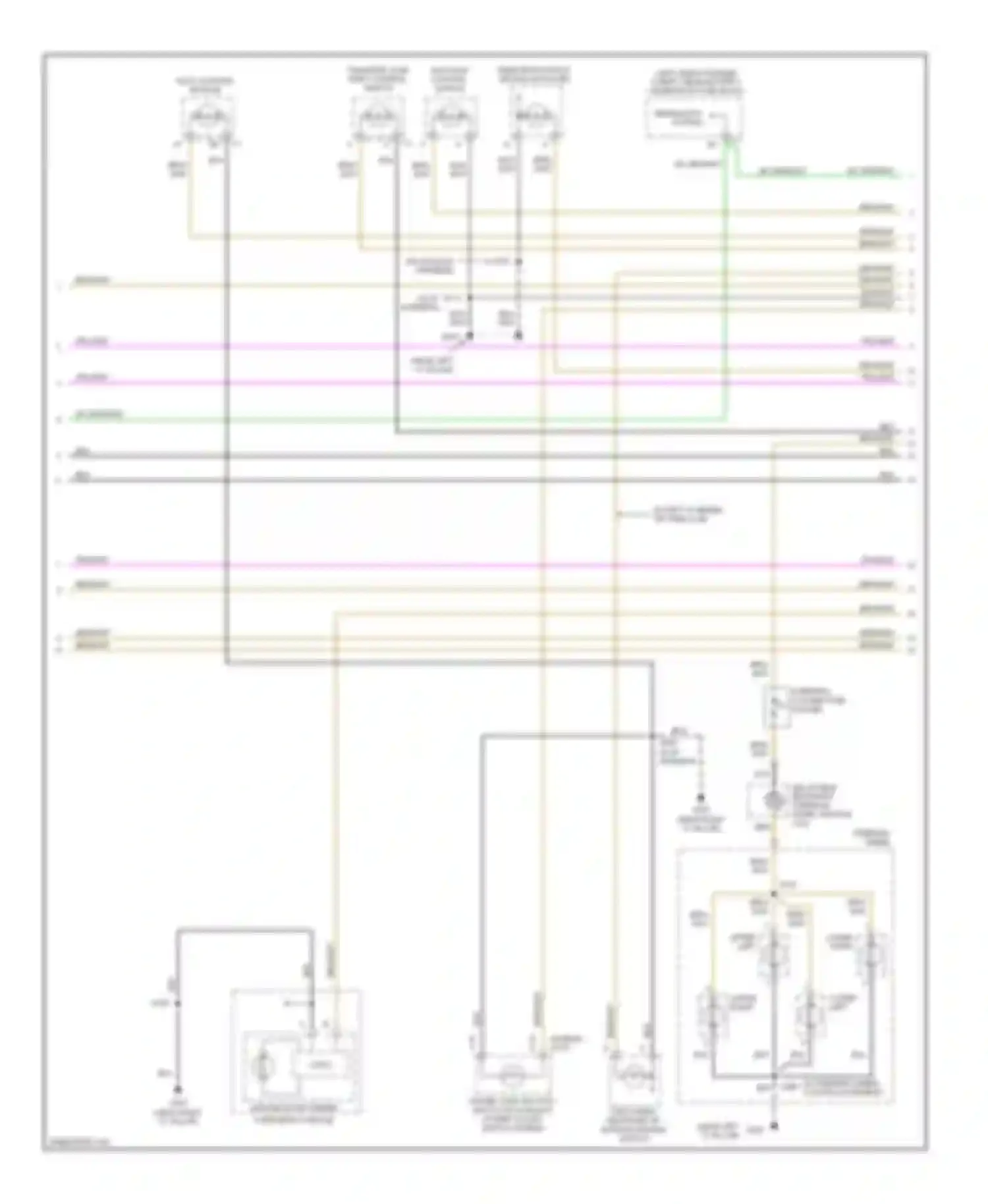 Wiring diagram except 10 series or crew cab for Chevrolet Cab & Chassis Silverado 3500  (2004-2007) (1 of 1)