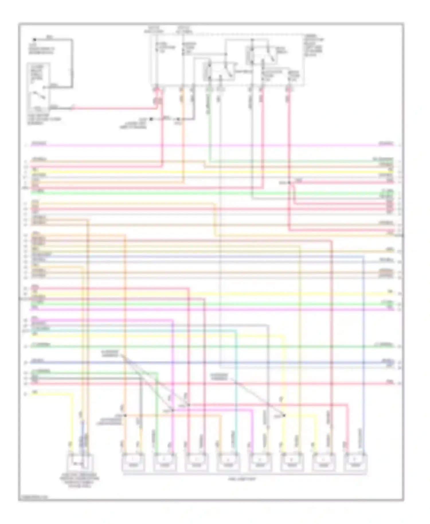 Wiring diagram hot in run, start for Chevrolet Cab & Chassis Silverado 3500  (2004-2007) (19 of 41)