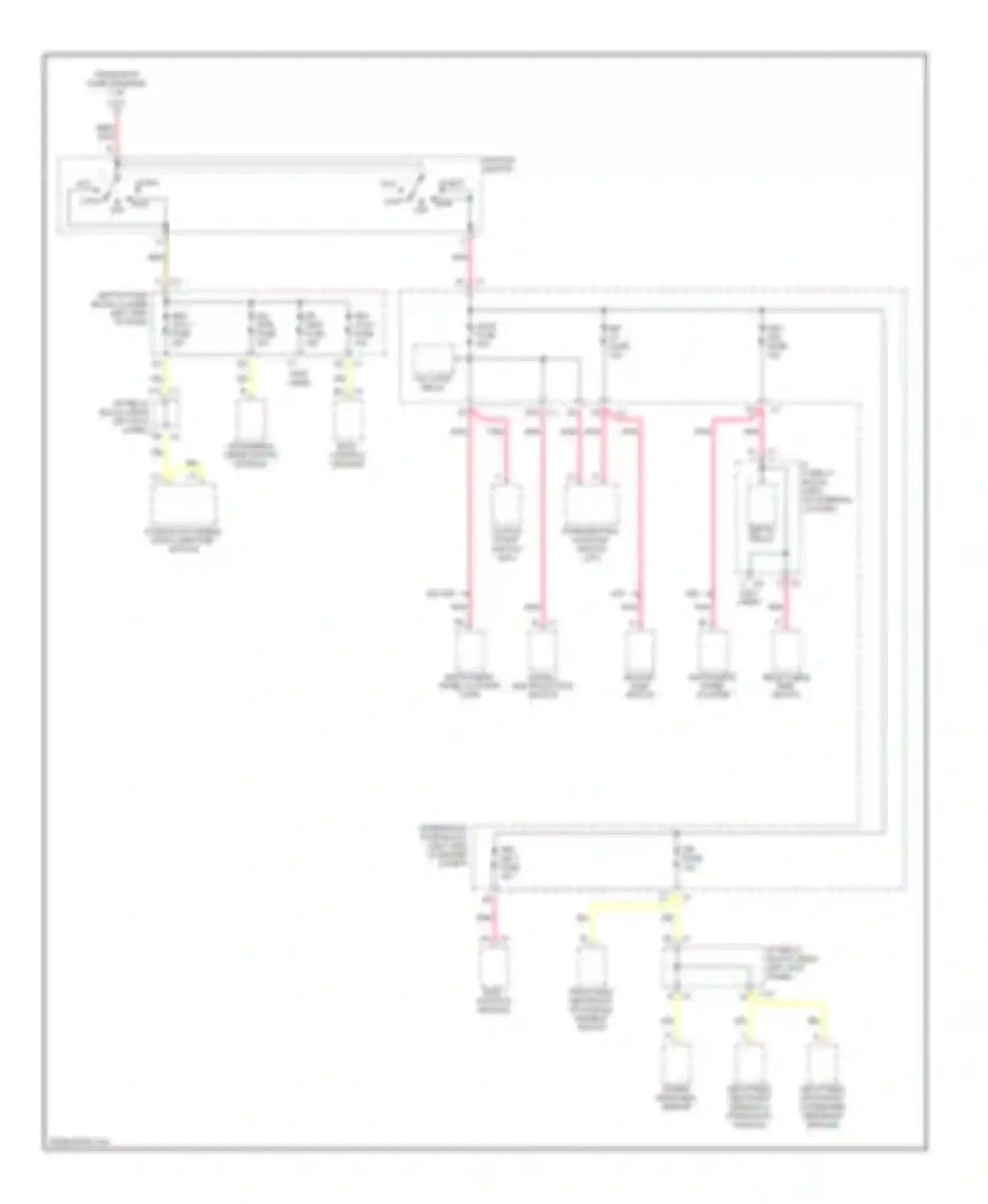 Wiring diagram instrument panel cluster turn signal/ multifunction switch for Chevrolet Cab & Chassis Silverado 3500  (2004-2007) (2 of 3)