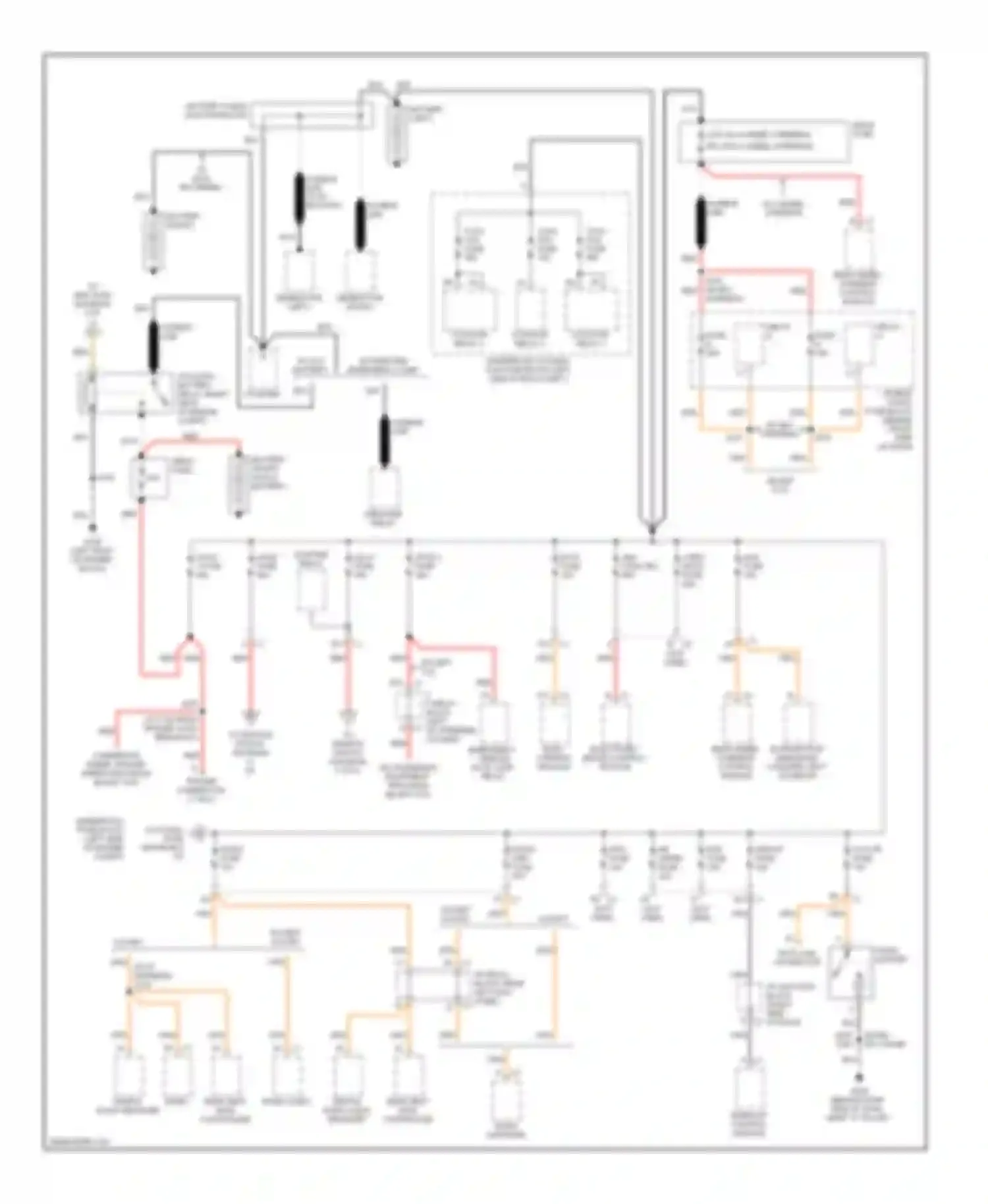 Wiring diagram rear wheel steering control module for Chevrolet Cab & Chassis Silverado 3500  (2004-2007) (1 of 6)