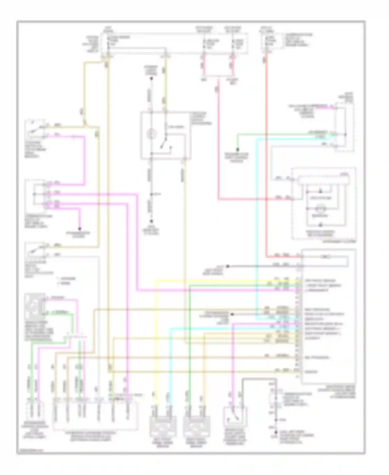 Wiring diagram vss high for Chevrolet Cab & Chassis Silverado 3500  (2004-2007) (2 of 4)
