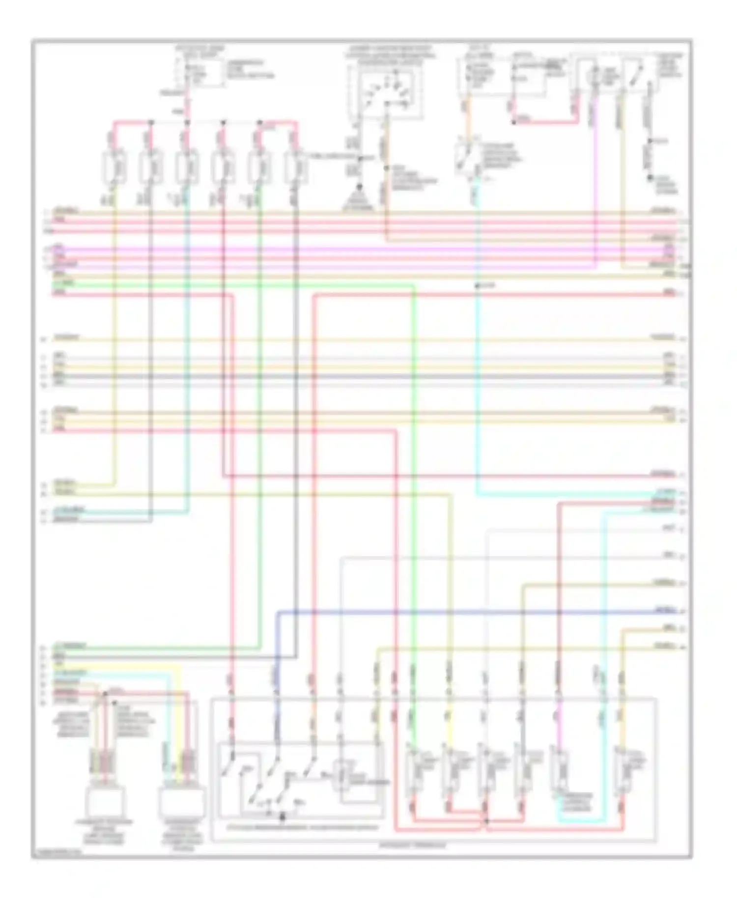 Camaro Chevrolet IV facelift (1998-2002): Wiring diagram engine performance 3.8l vin ks (2 of 4)