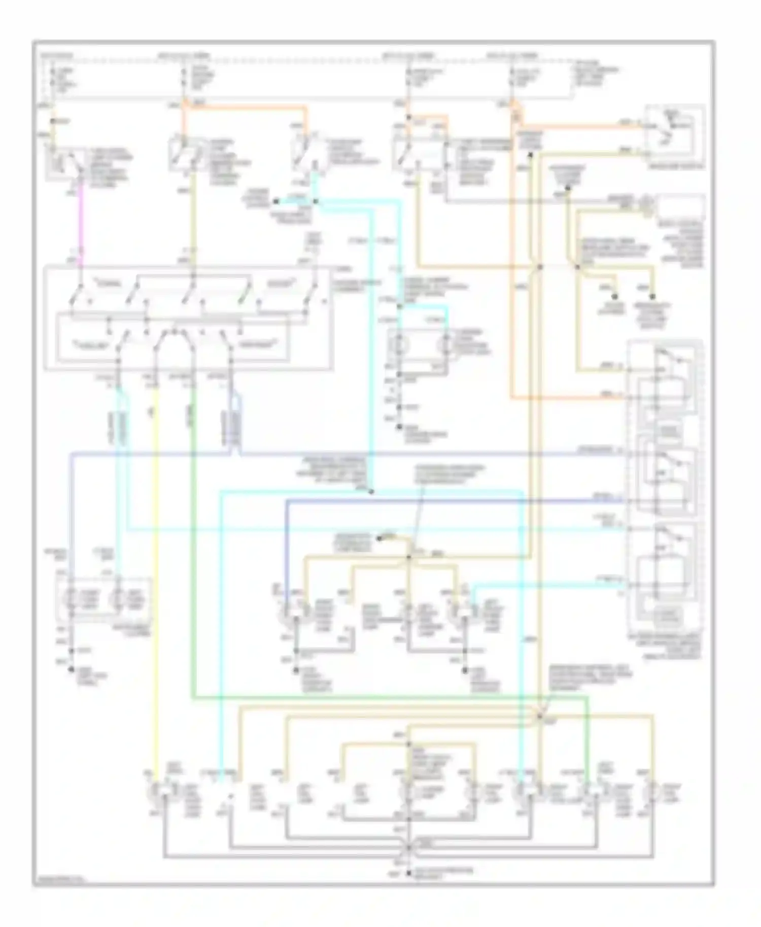 Wiring diagram fuse 2 for Chevrolet Camaro IV facelift (1998-2002) (1 of 1)