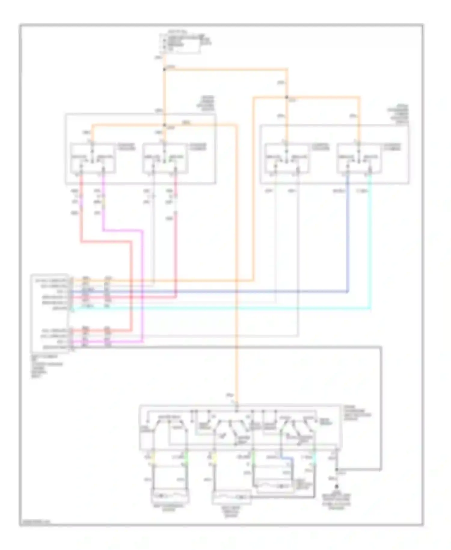 Wiring diagram red for Chevrolet Camaro IV facelift (1998-2002) (23 of 30)