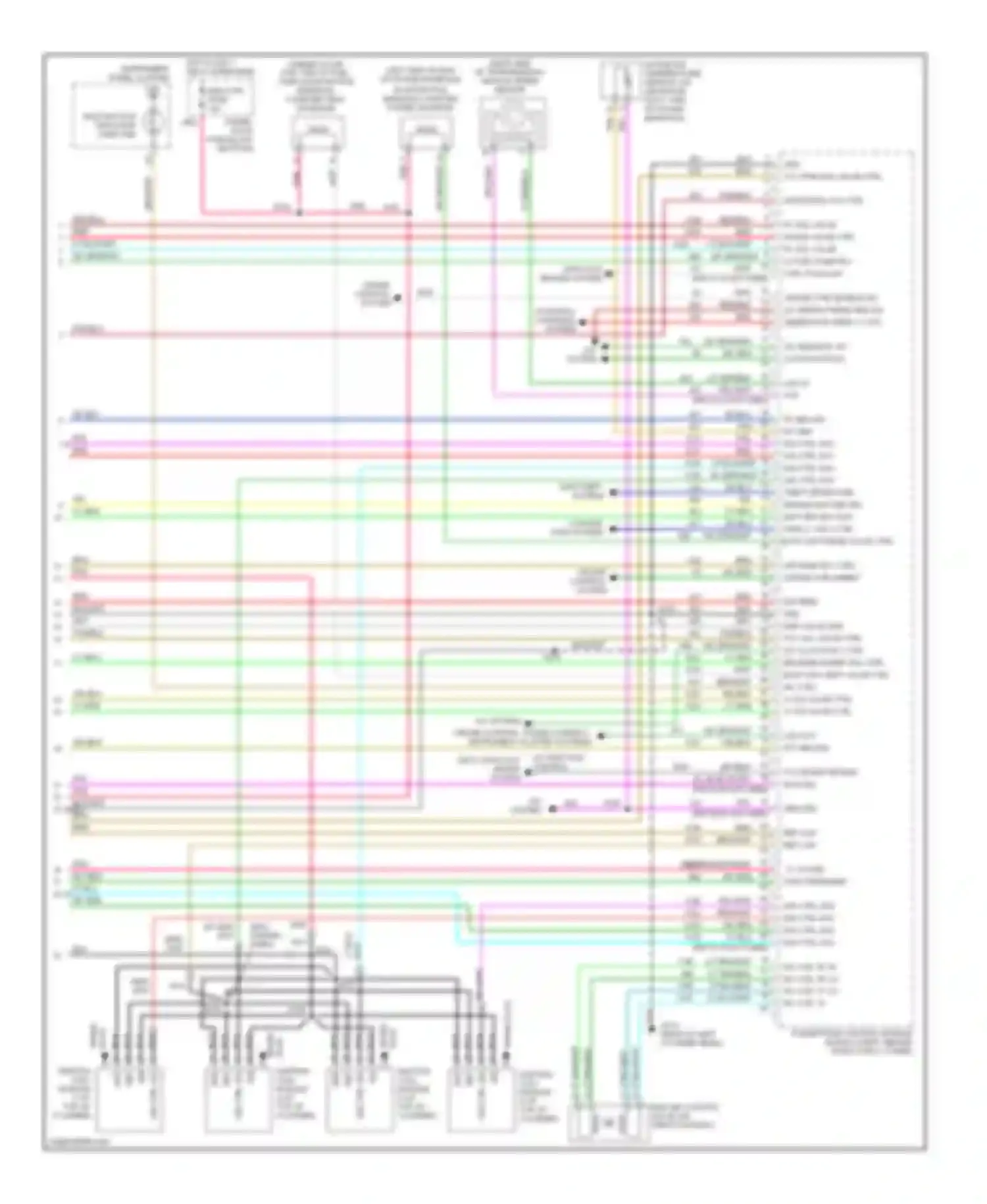 Wiring diagram vss out tft sen sig for Chevrolet Camaro IV facelift (1998-2002) (1 of 1)