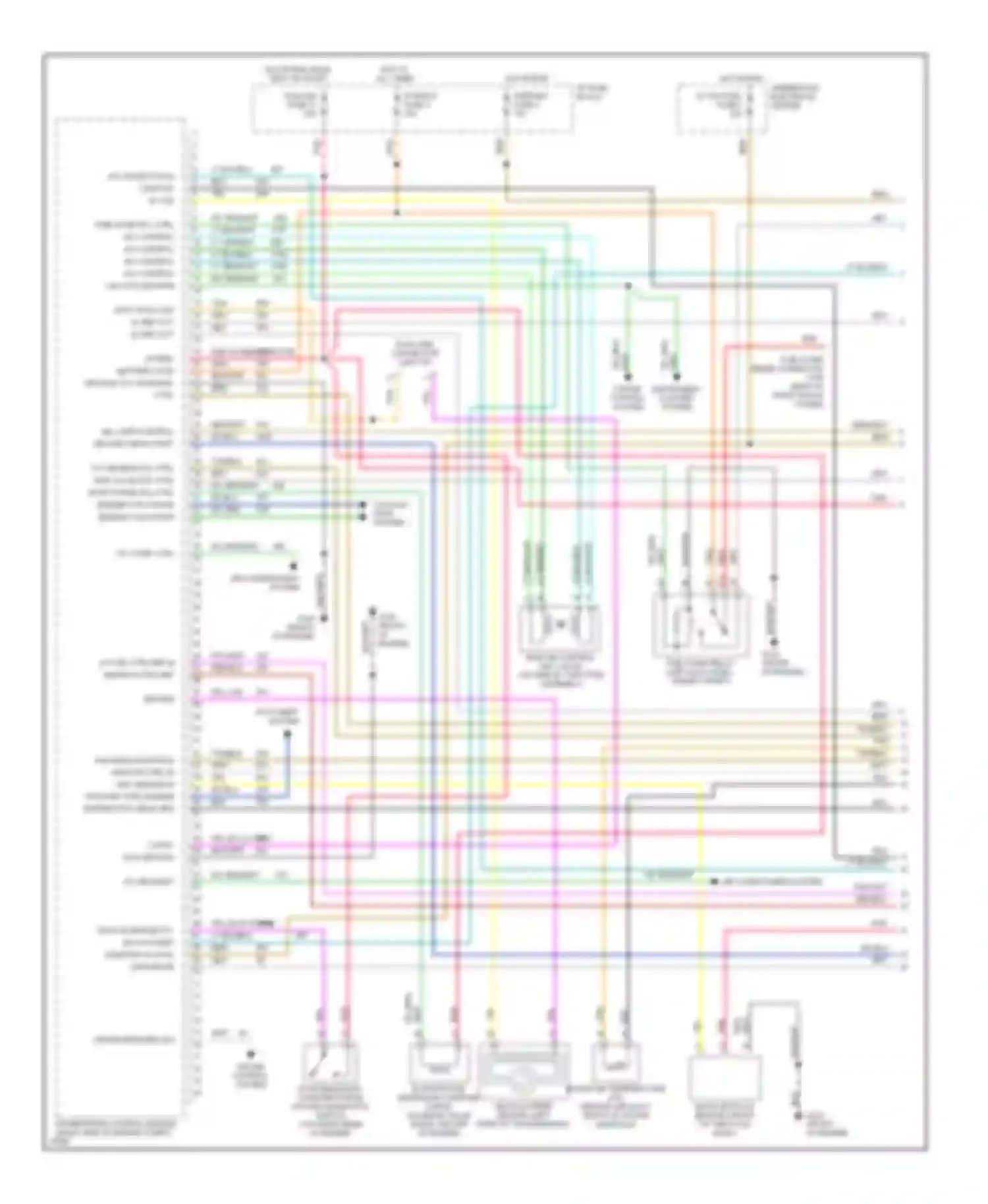 Camaro Chevrolet IV (1992-1998): Wiring diagram engine performance 3.8l (vin k)s (1 of 3)