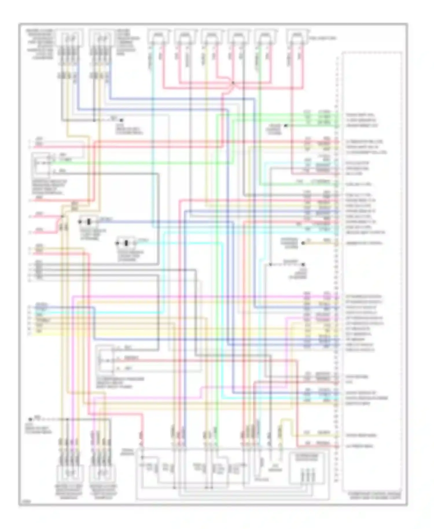 Camaro Chevrolet IV (1992-1998): Wiring diagram engine performance 3.8l (vin k)s (3 of 3)