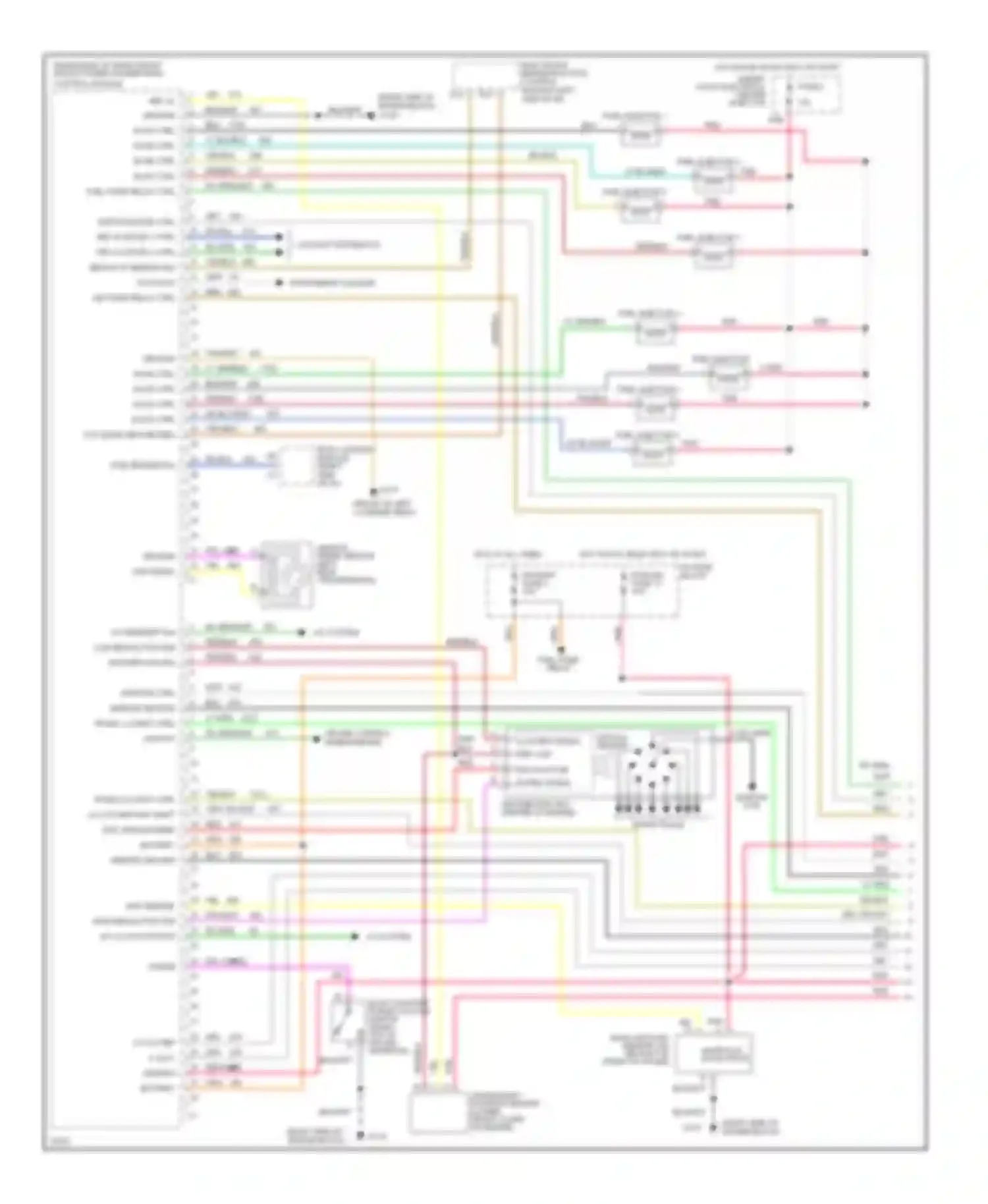 Camaro Chevrolet IV (1992-1998): Wiring diagram engine performance 5.7l (vin p)s (1 of 3)