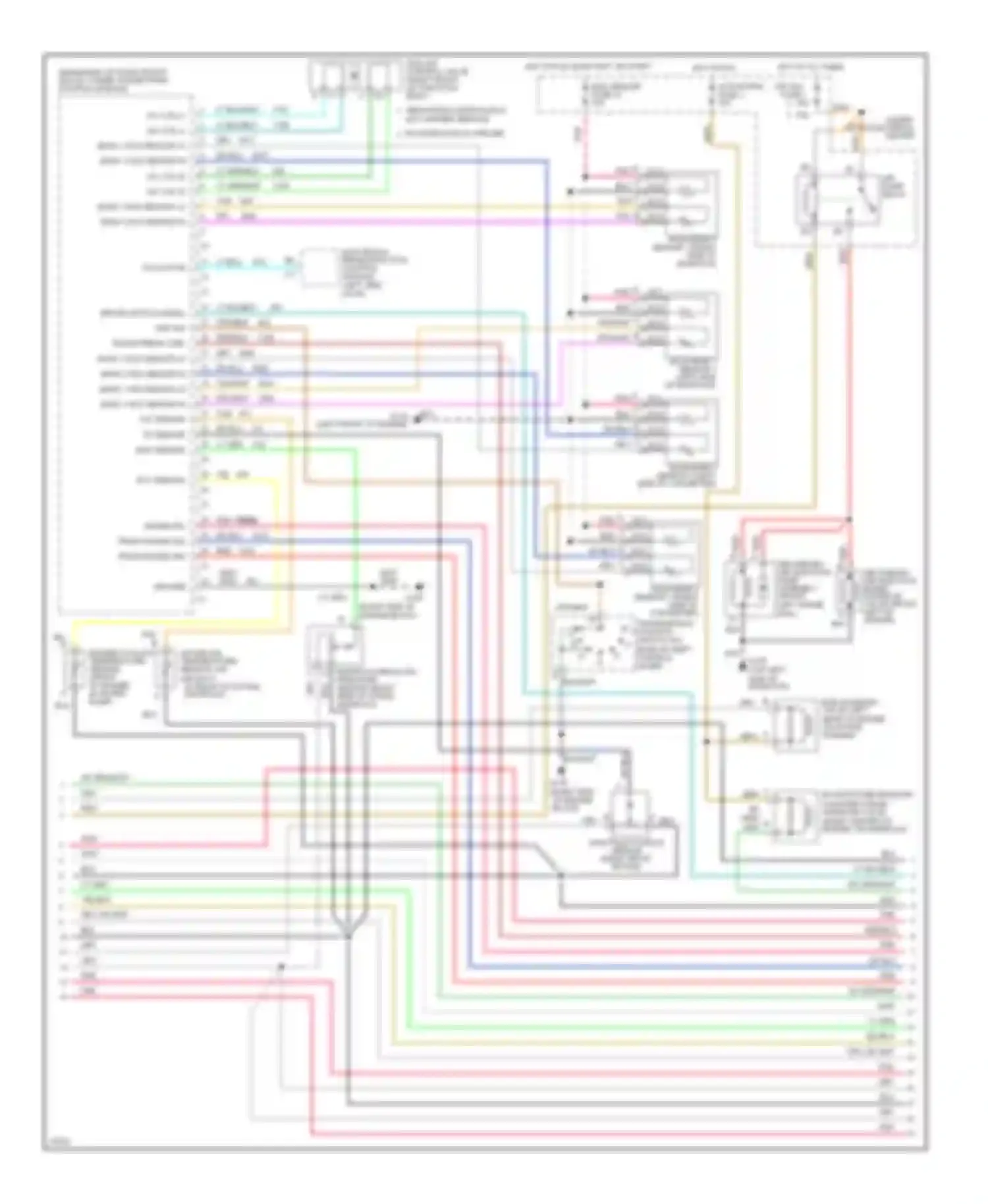 Camaro Chevrolet IV (1992-1998): Wiring diagram engine performance 5.7l (vin p)s (2 of 3)
