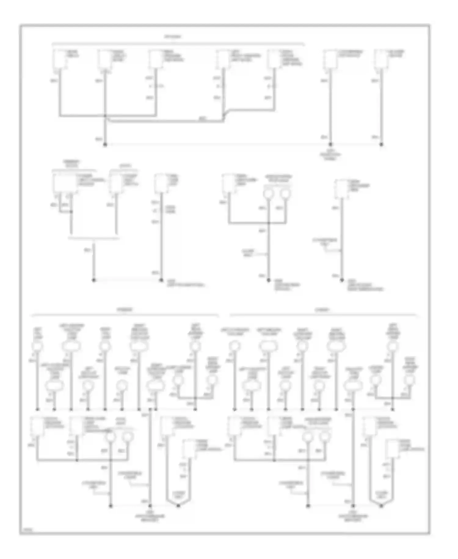 Camaro Chevrolet IV (1992-1998): Ground distribution circuit (3 of 3)