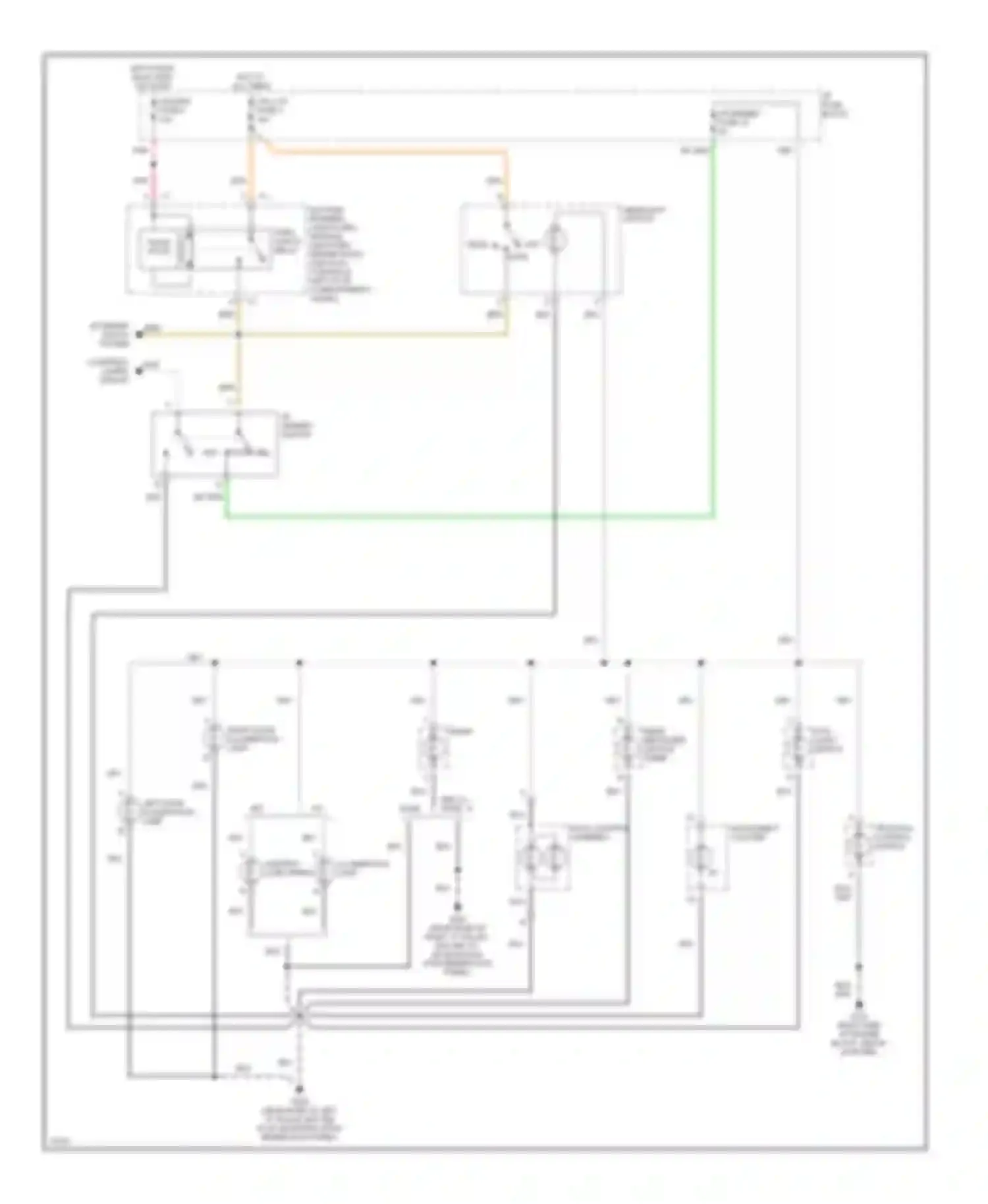 Camaro Chevrolet IV (1992-1998): Instrument illumination circuit