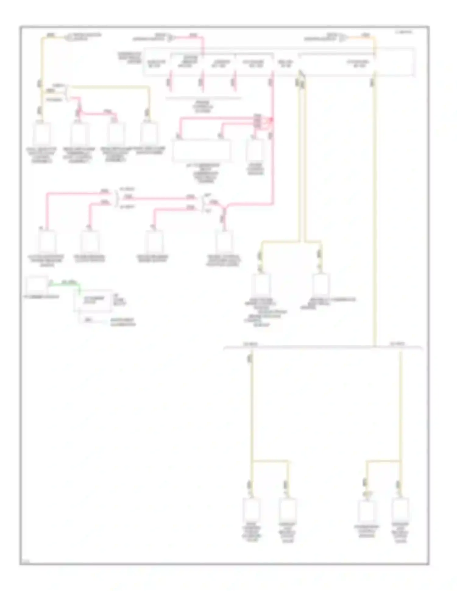 Wiring diagram from ignition switch for Chevrolet Camaro IV (1992-1998) (1 of 1)