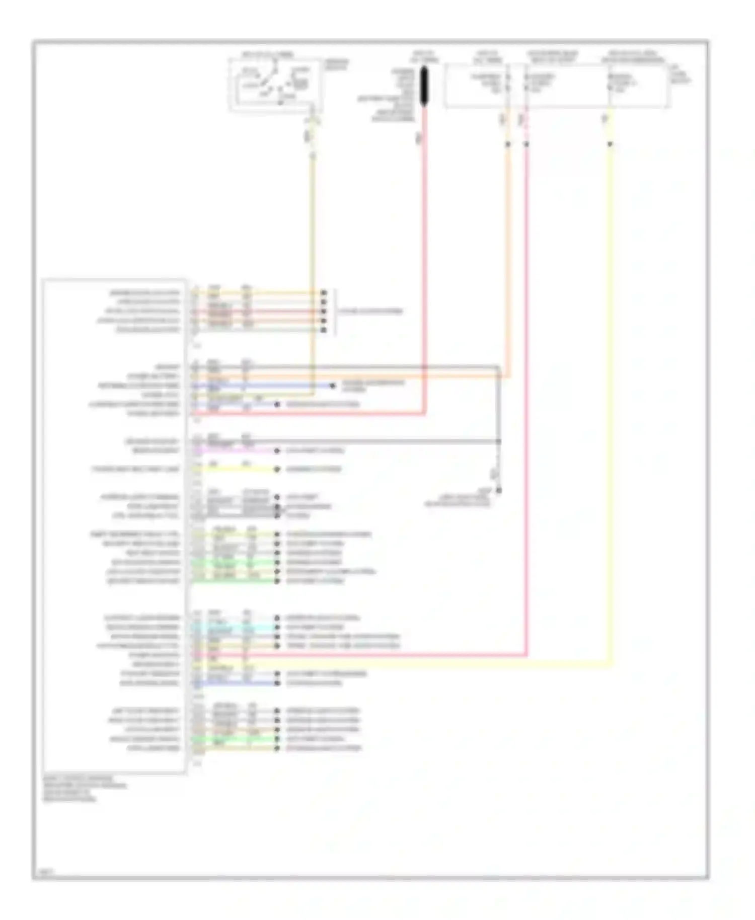 Wiring diagram hot at all times for Chevrolet Camaro IV (1992-1998) (5 of 26)