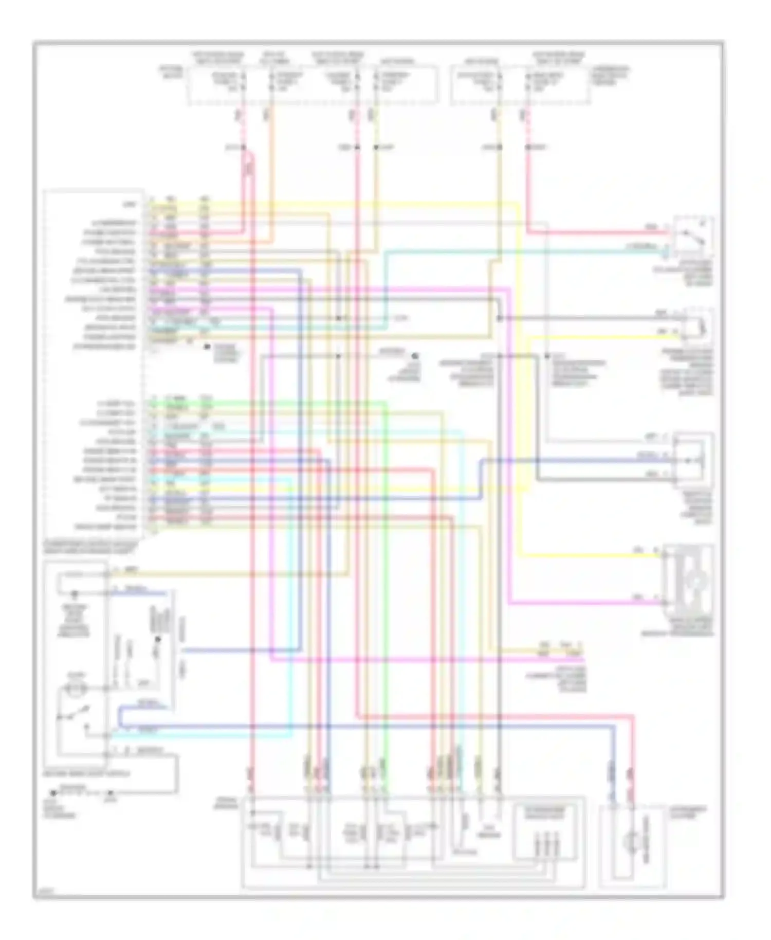 Wiring diagram hot in run, bulb test or start for Chevrolet Camaro IV (1992-1998) (11 of 18)