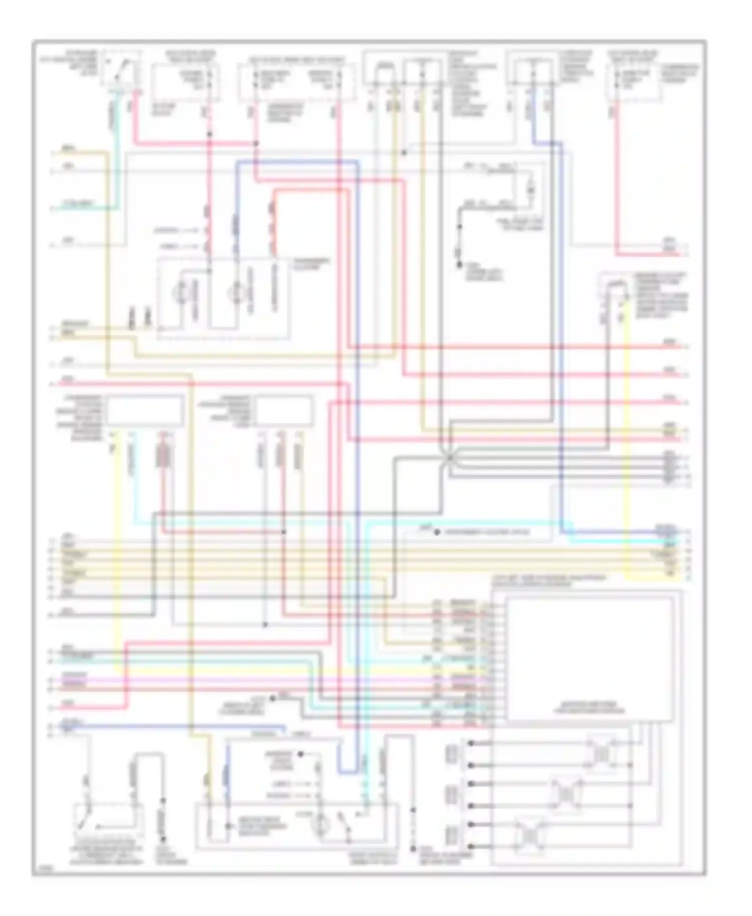 Wiring diagram i/p fuse block for Chevrolet Camaro IV (1992-1998) (19 of 36)