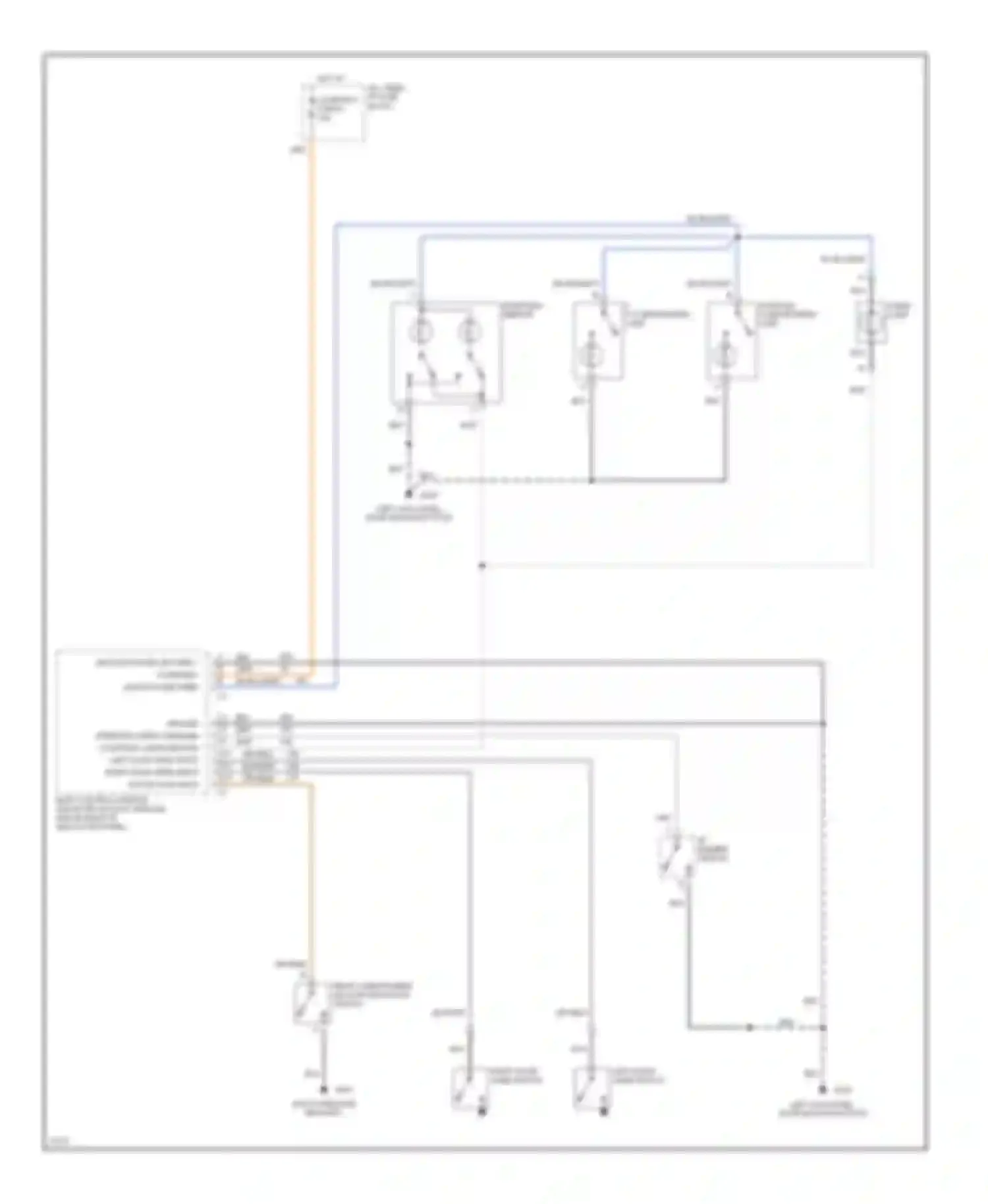 Wiring diagram org/blk for Chevrolet Camaro IV (1992-1998) (6 of 12)