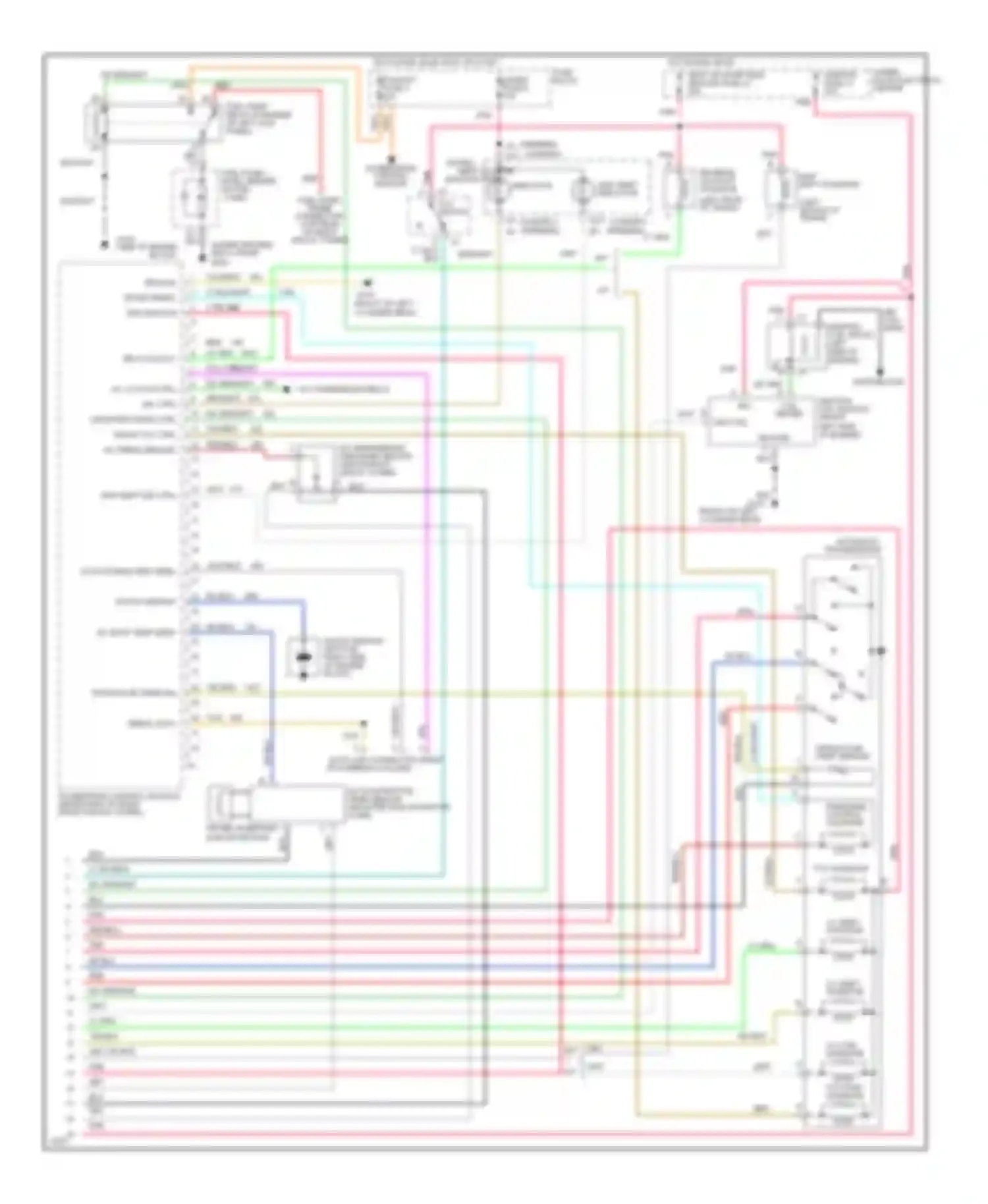 Wiring diagram trans tcc ctrl for Chevrolet Camaro IV (1992-1998) (1 of 1)