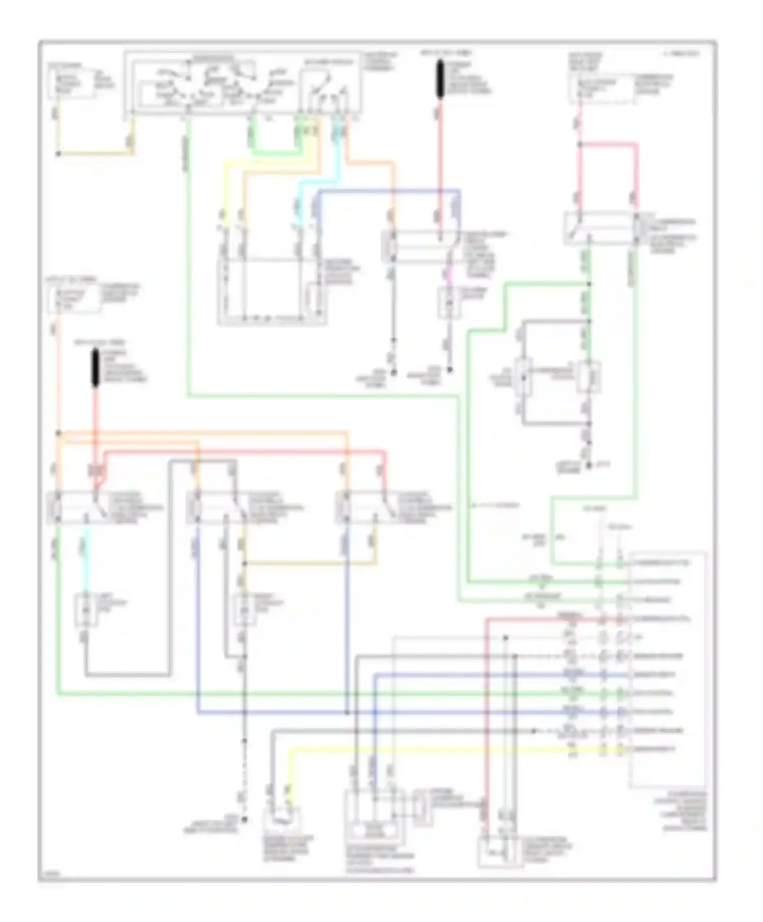 Wiring diagram yel for Chevrolet Camaro IV (1992-1998) (1 of 30)