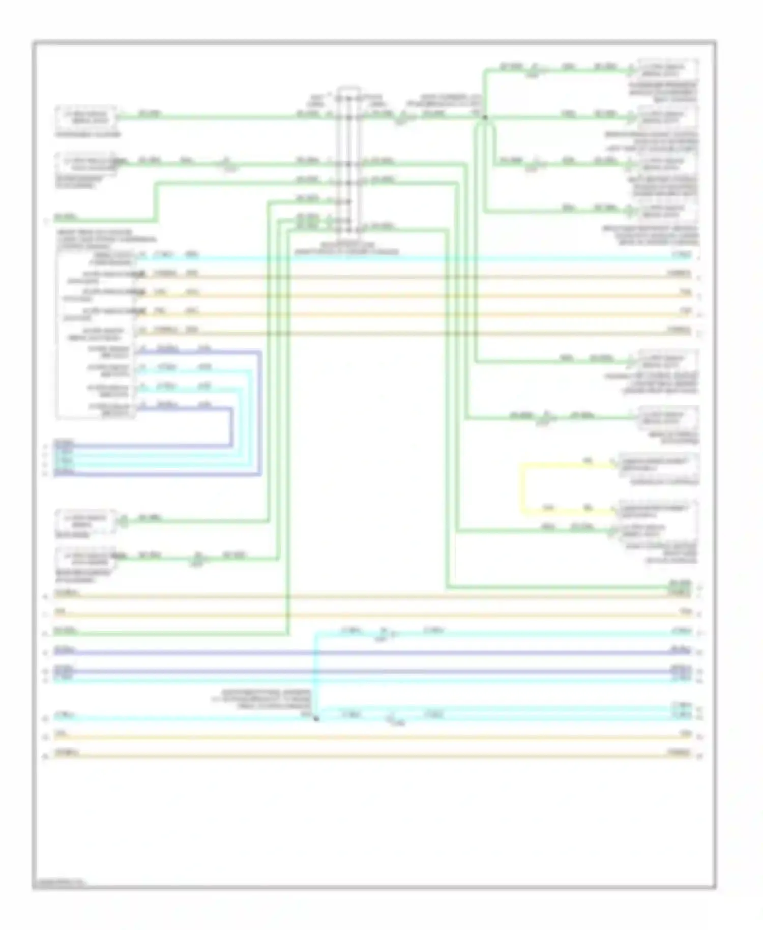 Camaro Chevrolet V facelift (2013-2015): Computer data lines circuit (2 of 3)