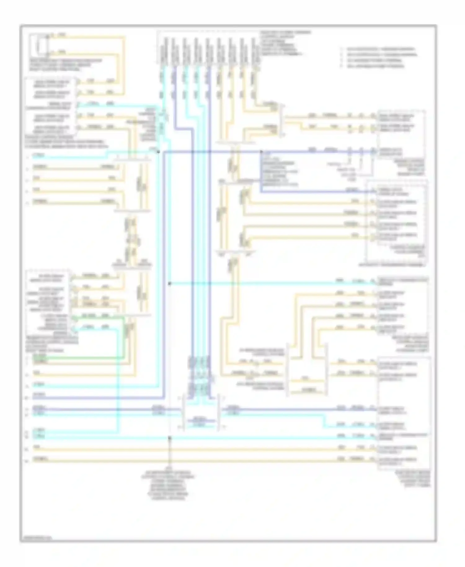 Camaro Chevrolet V facelift (2013-2015): Computer data lines circuit (3 of 3)