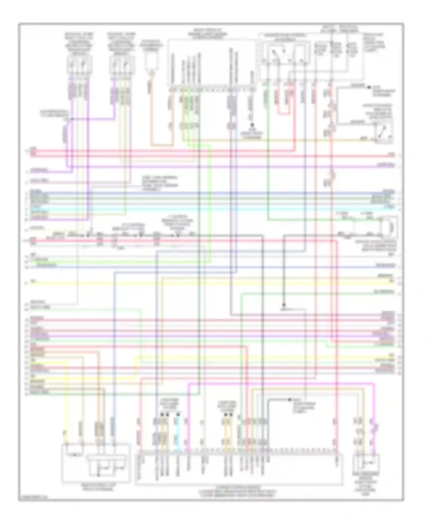 Camaro Chevrolet V facelift (2013-2015): Wiring diagram engine performance 3.6l vin 3 (5 of 6)