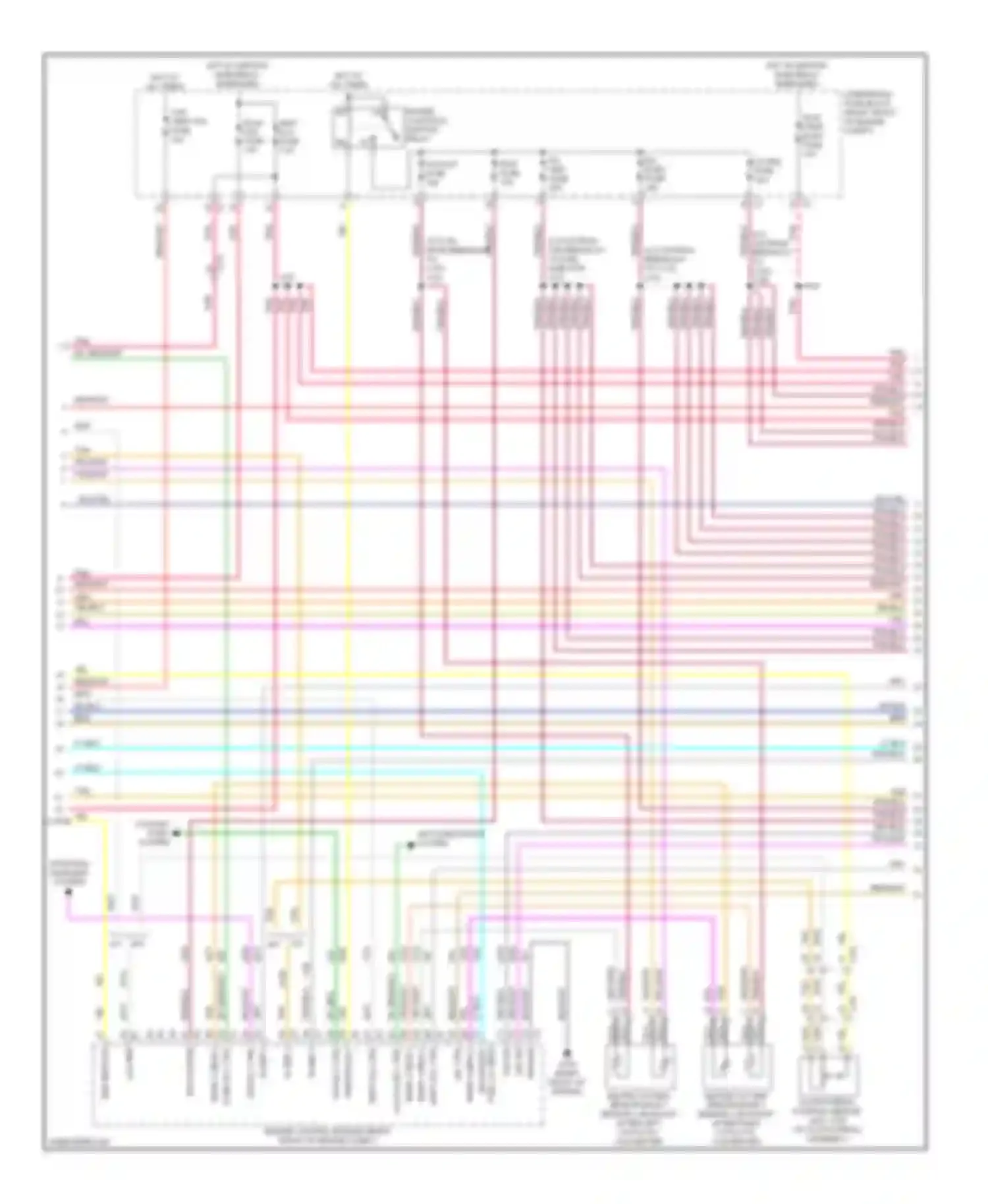 Camaro Chevrolet V facelift (2013-2015): Wiring diagram engine performance 6.2l vin j (2 of 6)