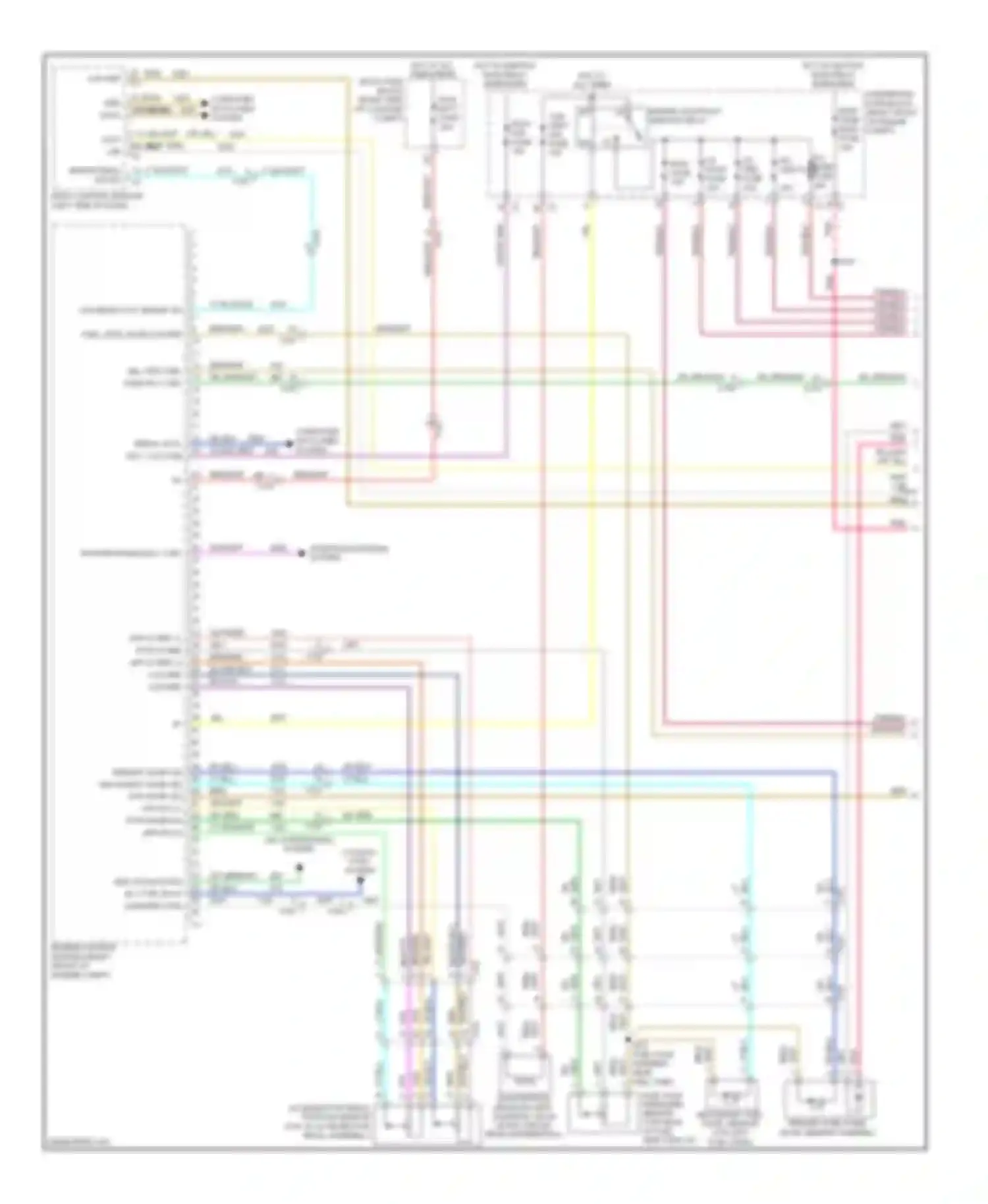 Camaro Chevrolet V facelift (2013-2015): Wiring diagram engine performance 6.2l vin p (1 of 5)
