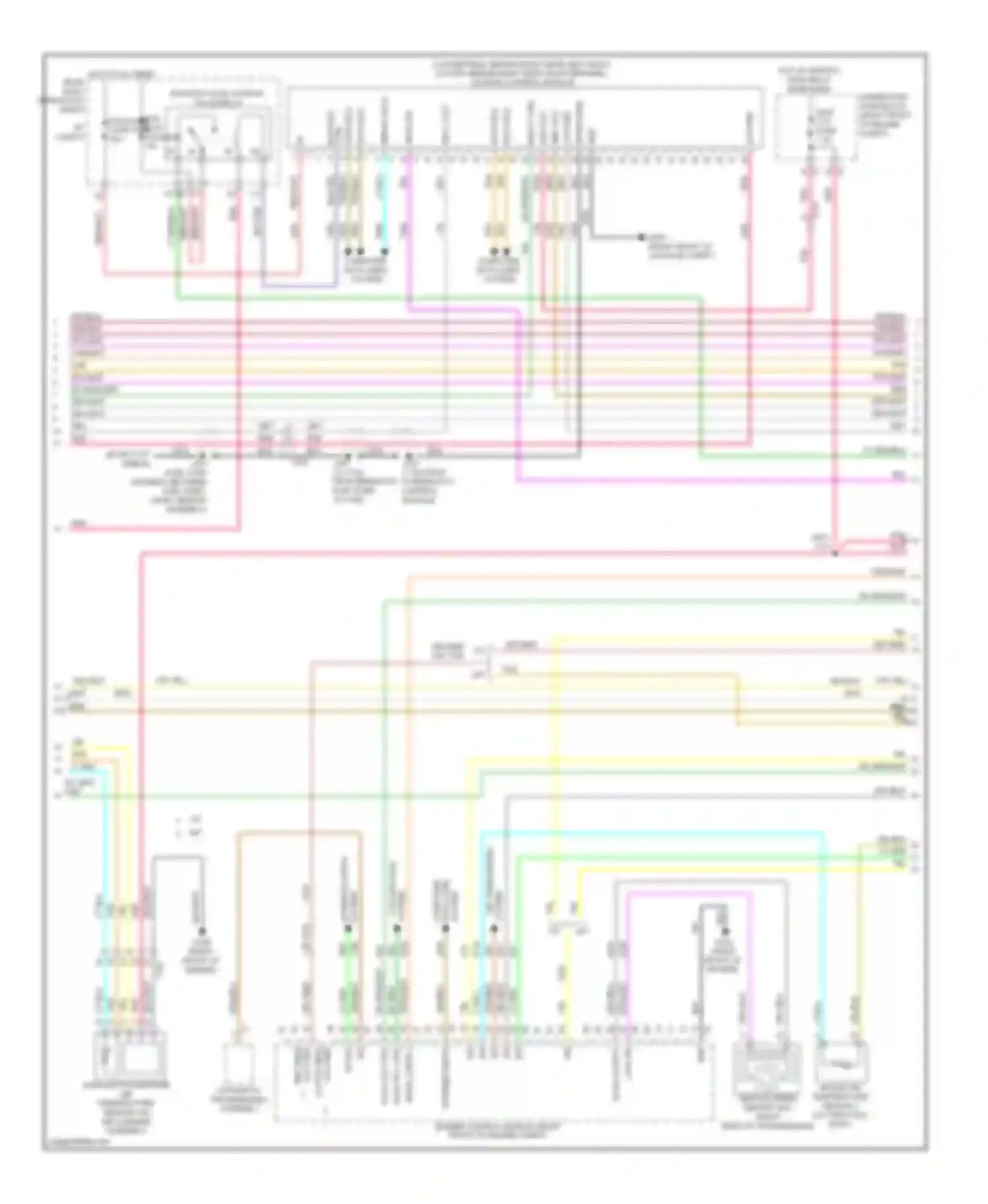 Camaro Chevrolet V facelift (2013-2015): Wiring diagram engine performance 6.2l vin p (4 of 5)