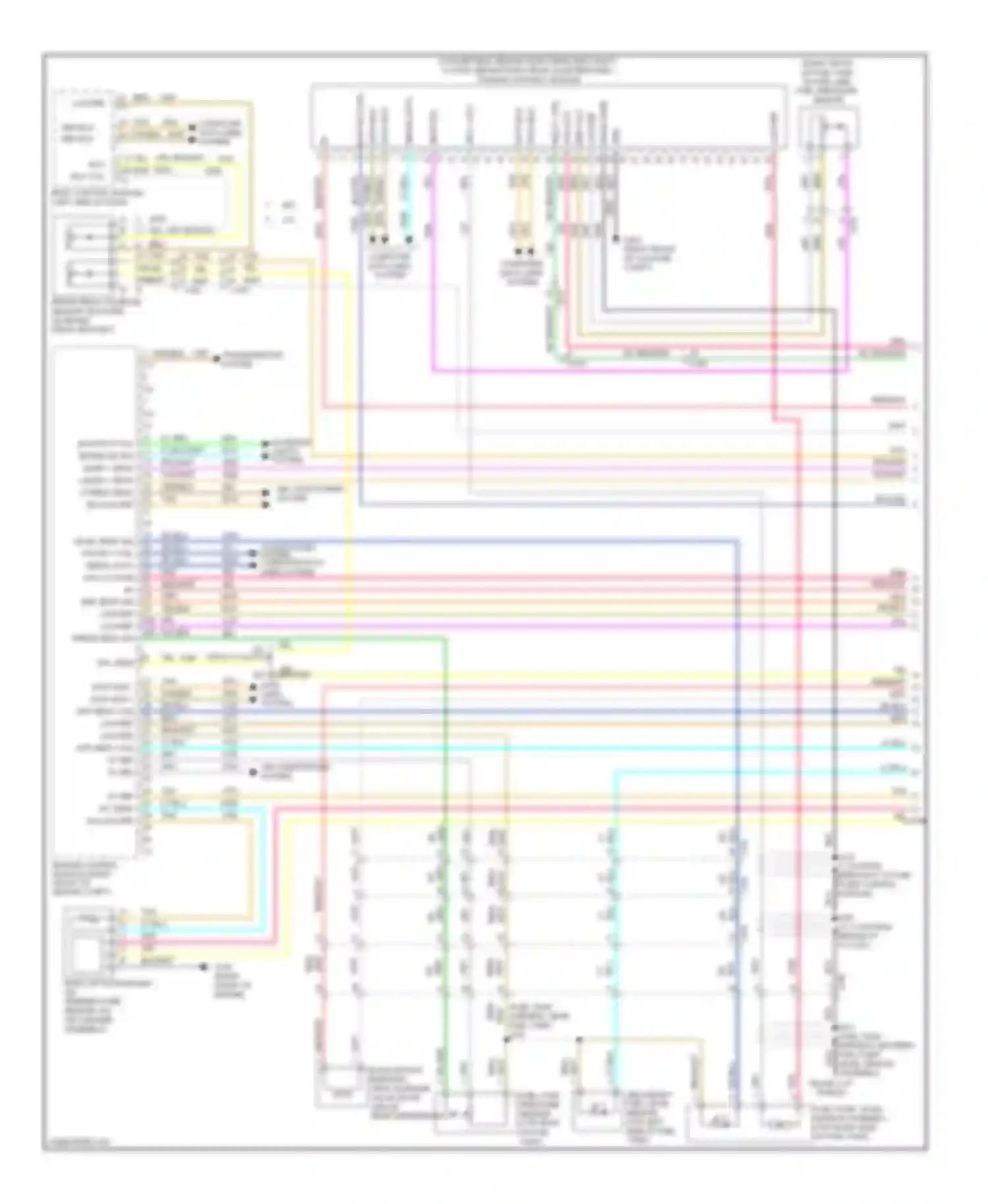 Camaro Chevrolet V facelift (2013-2015): Wiring diagram engine performance 6.2l vin w (1 of 6)