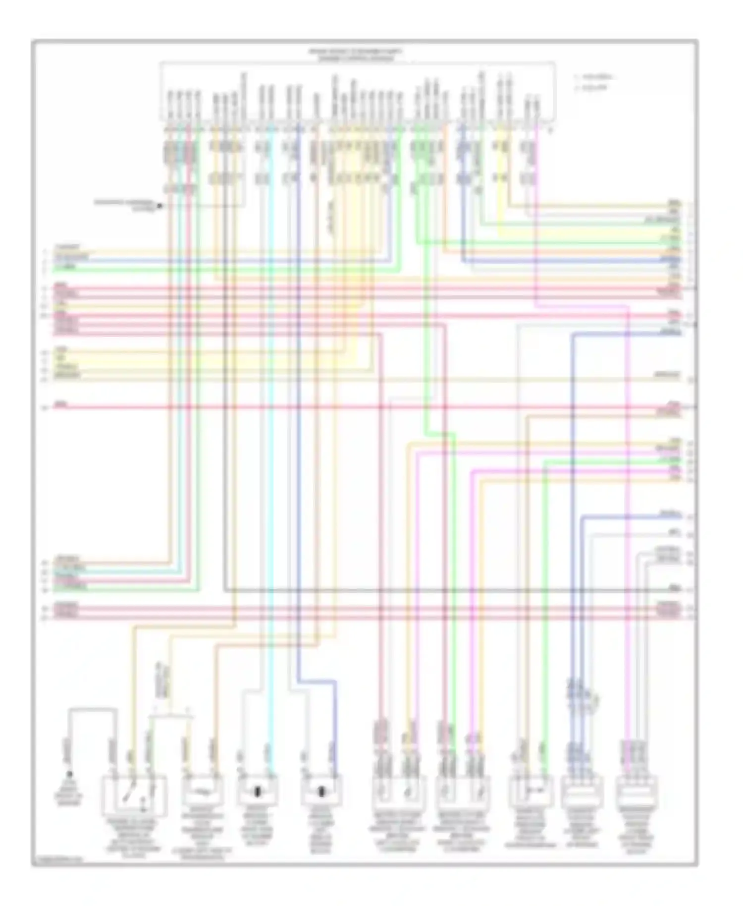 Camaro Chevrolet V facelift (2013-2015): Wiring diagram engine performance 6.2l vin w (4 of 6)