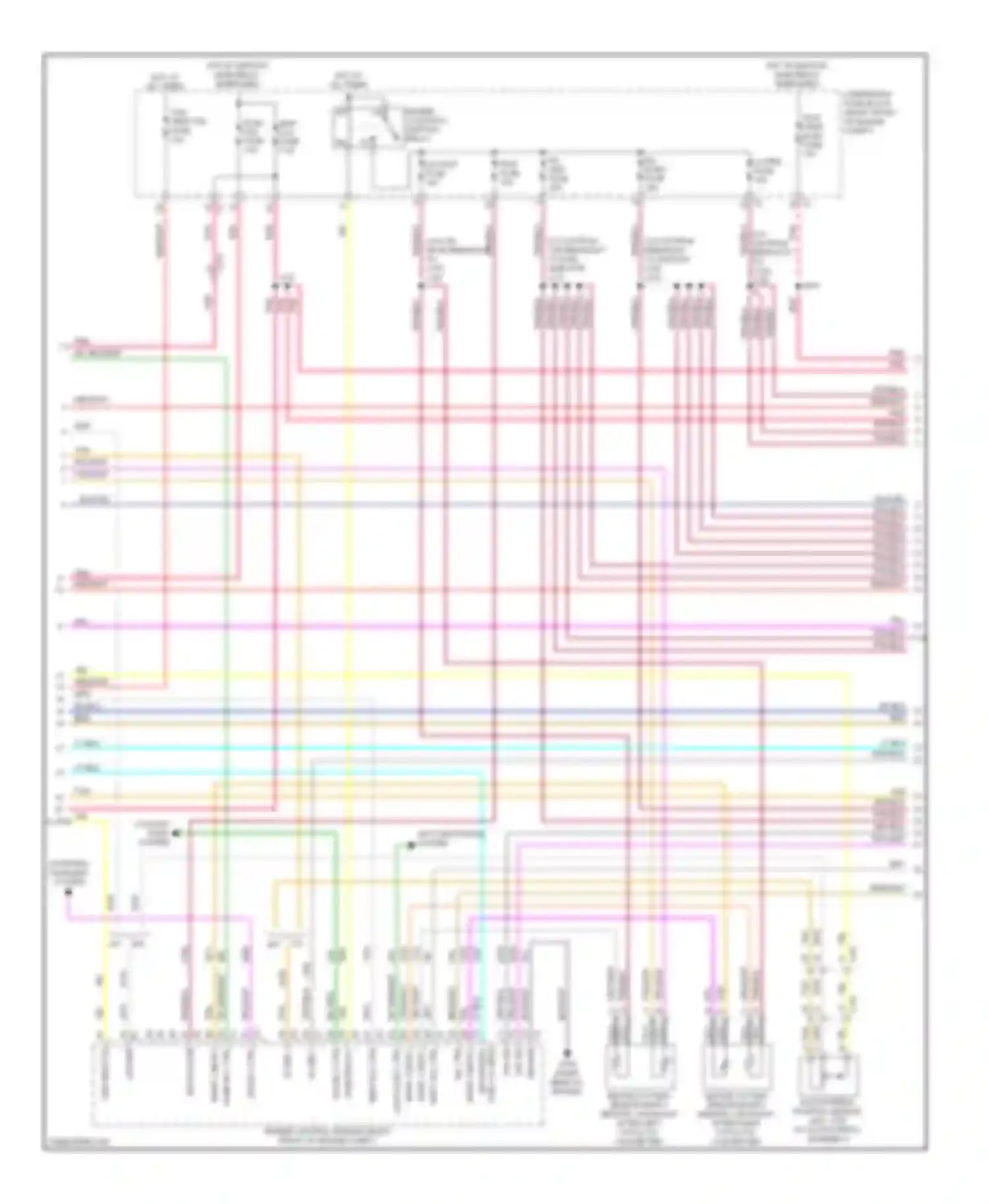 Camaro Chevrolet V facelift (2013-2015): Wiring diagram engine performance 7.0l vin e (2 of 6)