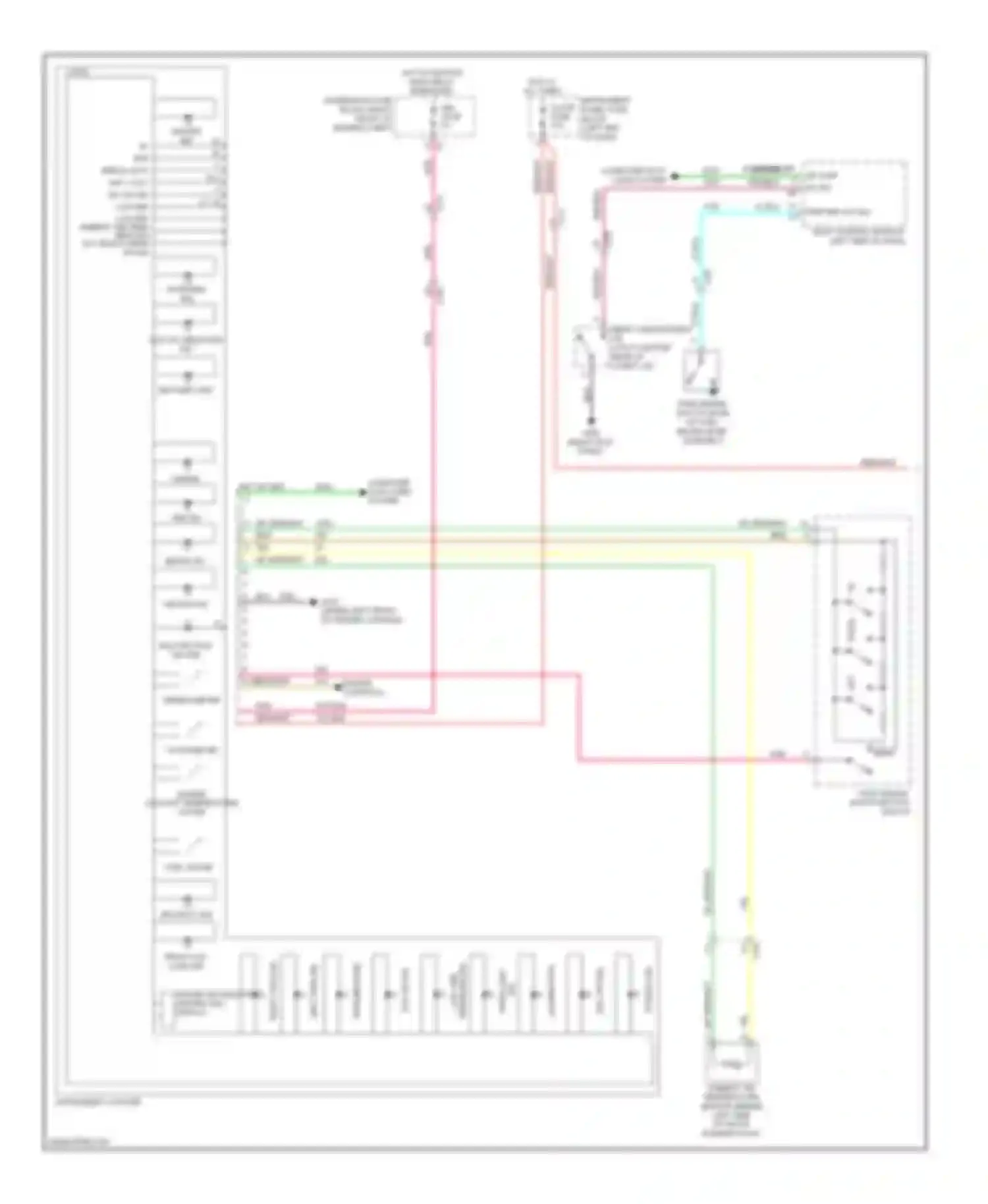 Wiring diagram 10 5 network 3 lid ajar sw sig for Chevrolet Camaro V facelift (2013-2015) (1 of 1)