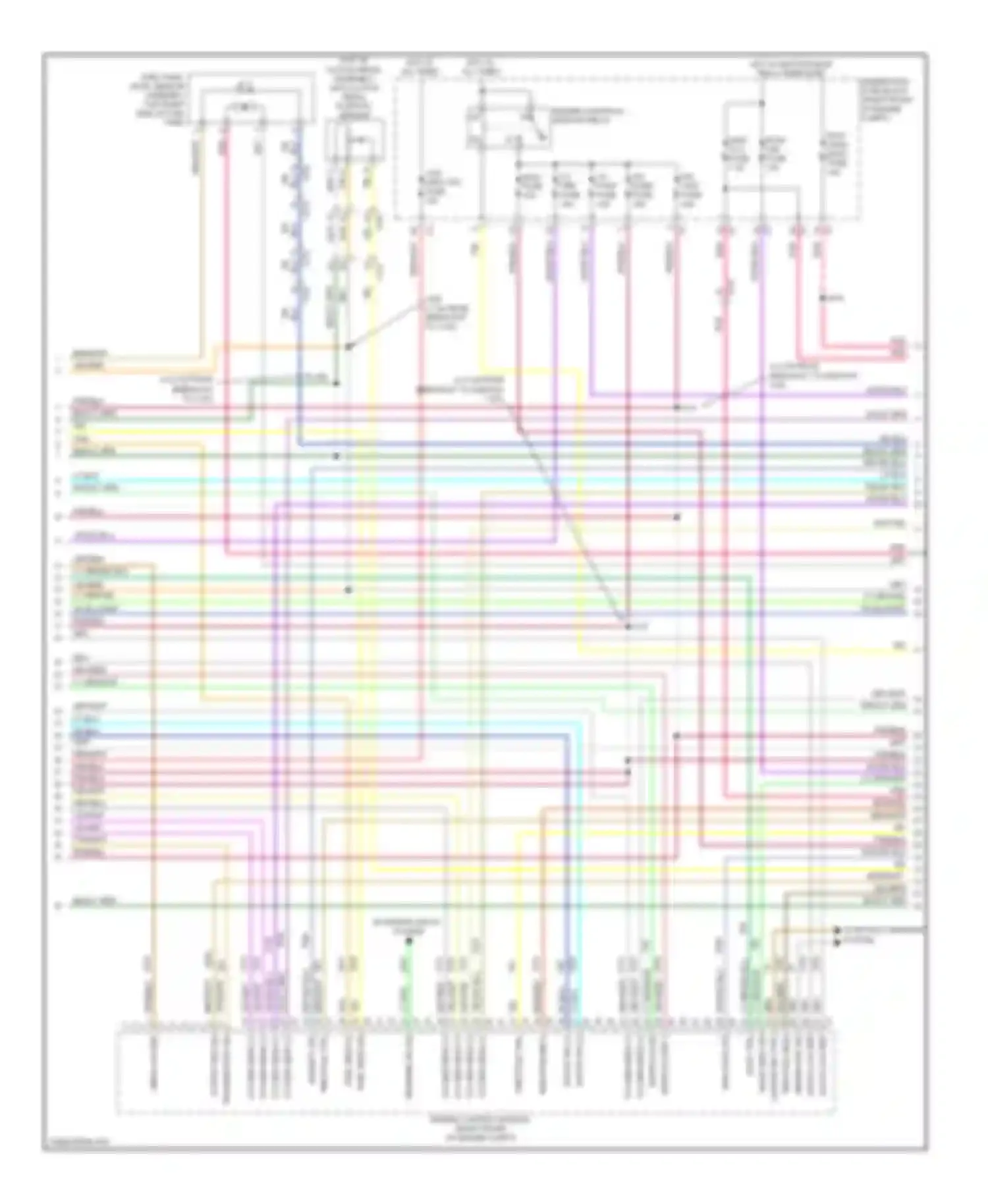 Wiring diagram (7 cm from breakout for Chevrolet Camaro V facelift (2013-2015) (1 of 1)