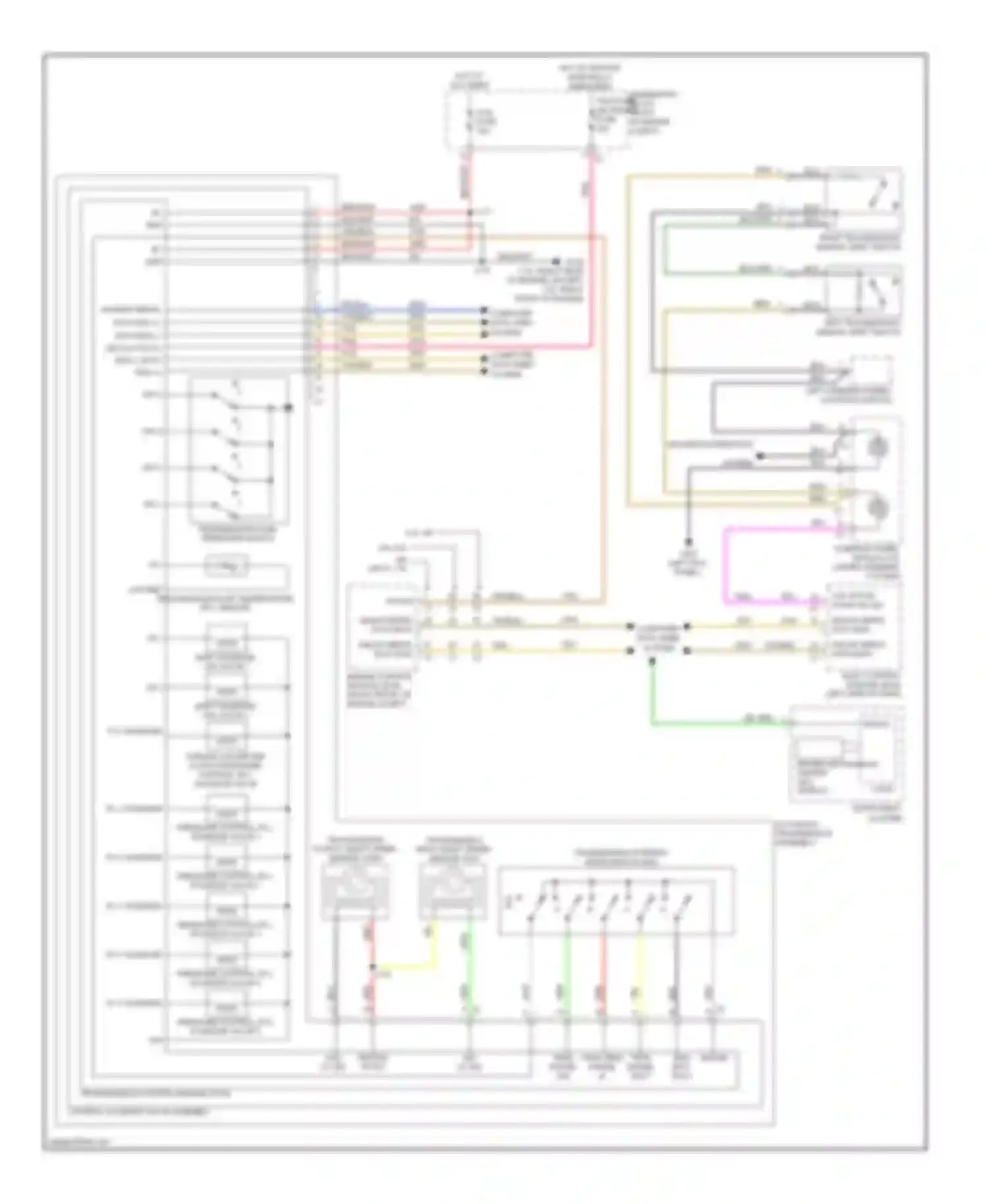 Wiring diagram automatic transmission assembly for Chevrolet Camaro V facelift (2013-2015) (16 of 16)