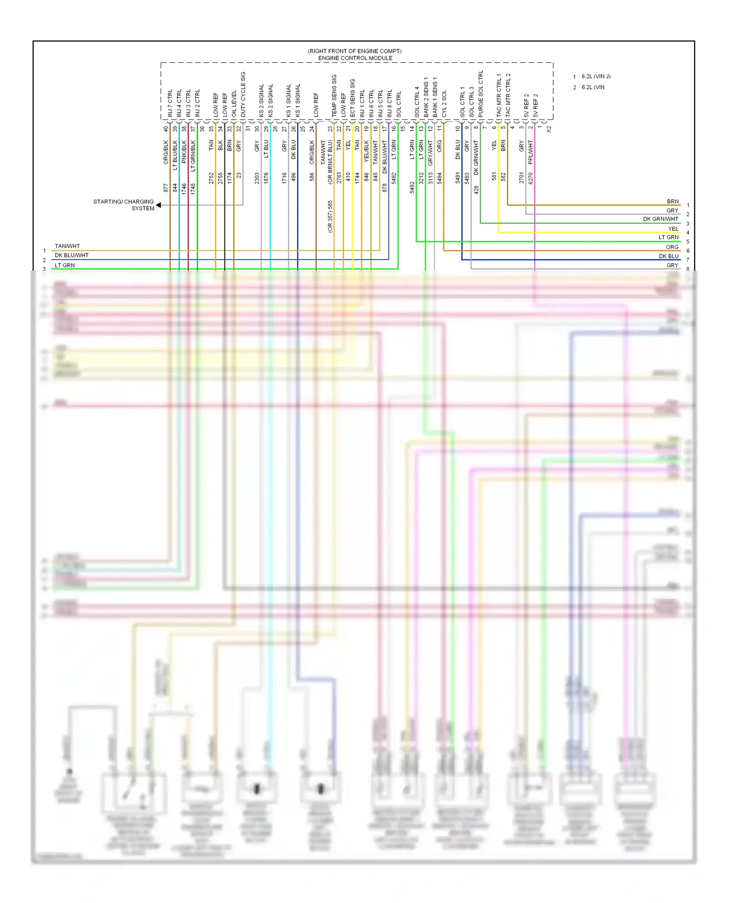 Wiring diagram blk for Chevrolet Camaro V facelift (2013-2015) (35 of 99)