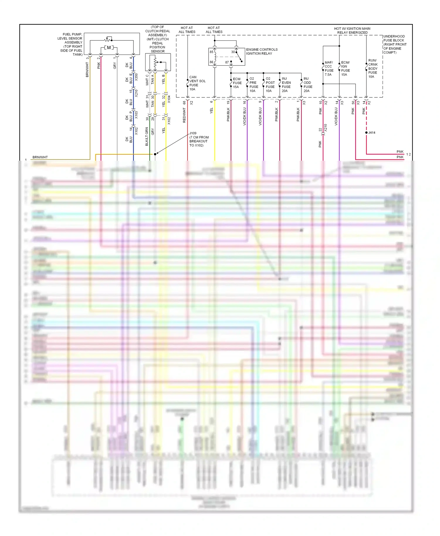 Wiring diagram blu for Chevrolet Camaro V facelift (2013-2015) (5 of 9)