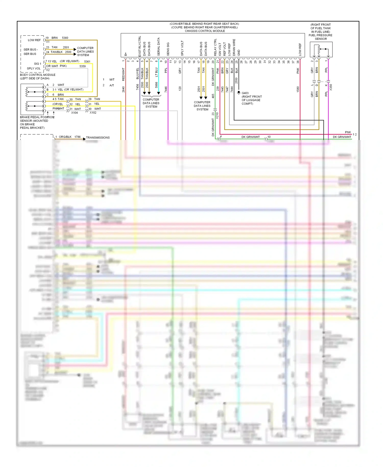 Wiring diagram blu for Chevrolet Camaro V facelift (2013-2015) (6 of 9)