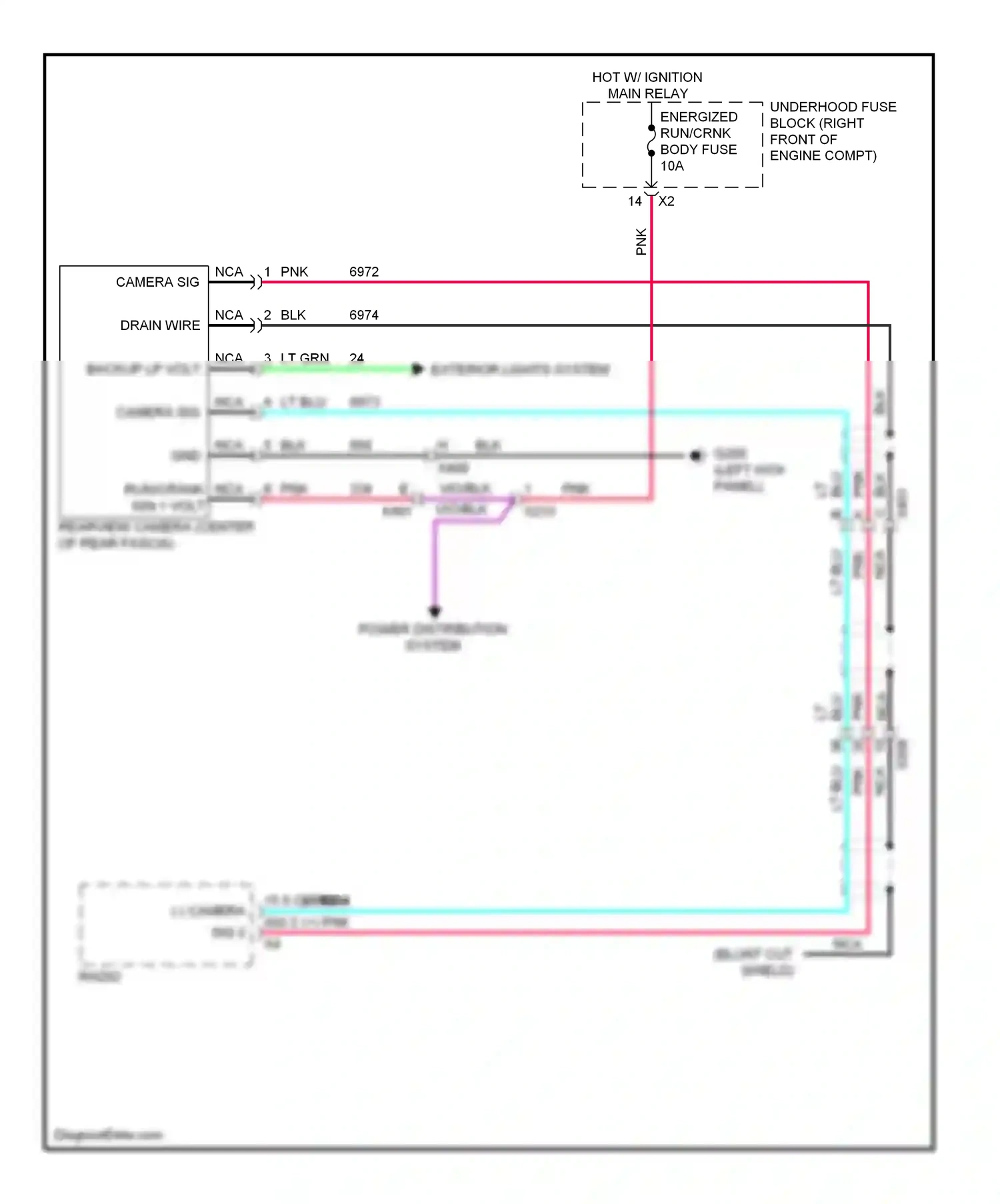 Wiring diagram blu for Chevrolet Camaro V facelift (2013-2015) (3 of 9)