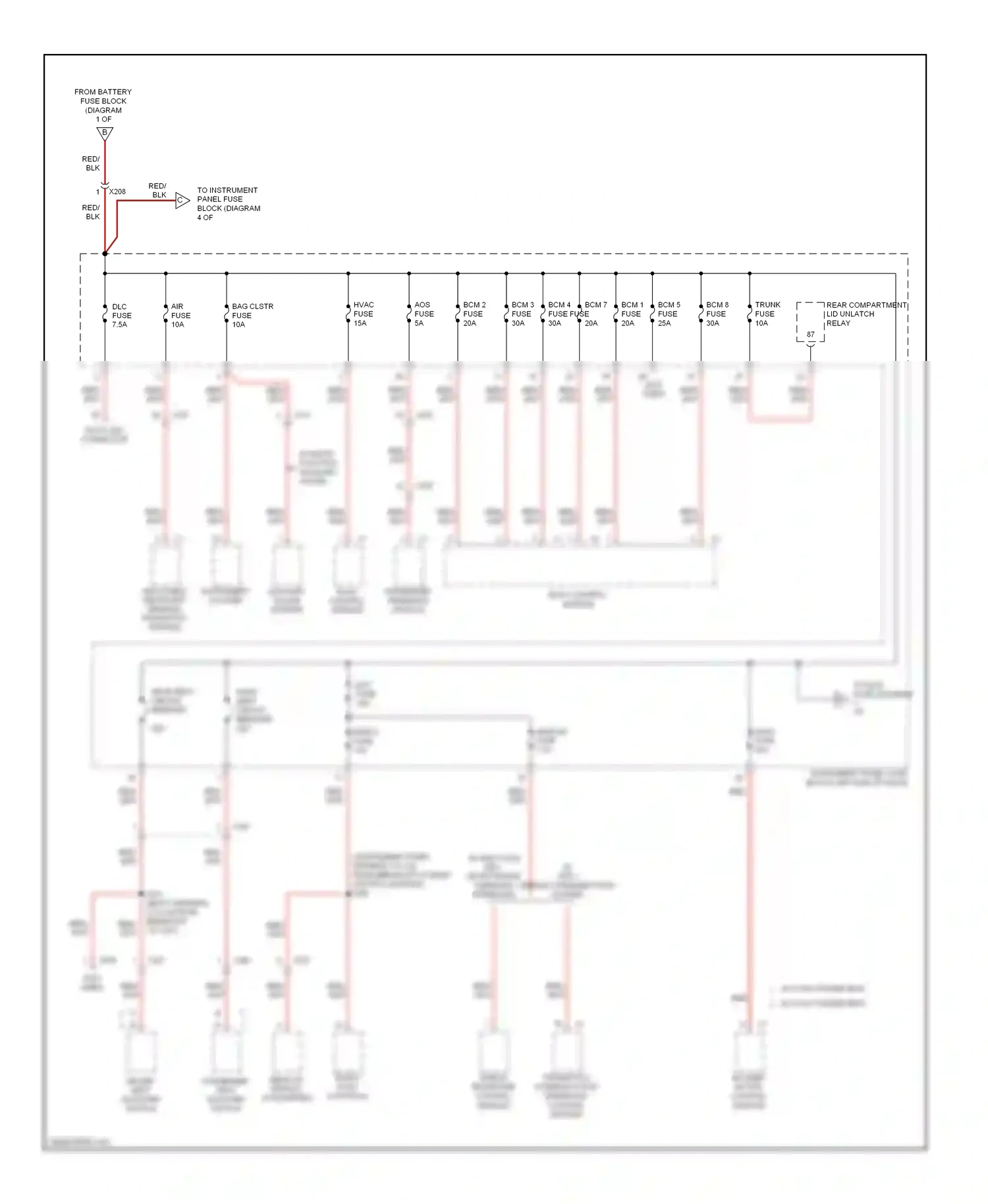 Chevrolet Camaro V facelift (2013-2015) body control module wiring diagram  (8 of 17)