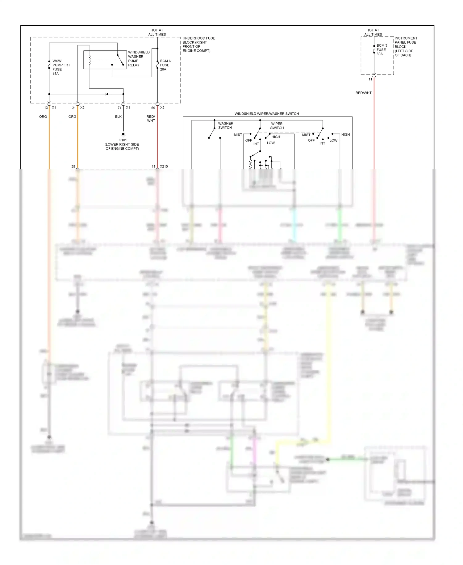 Chevrolet Camaro V facelift (2013-2015) body control module wiring diagram  (17 of 17)