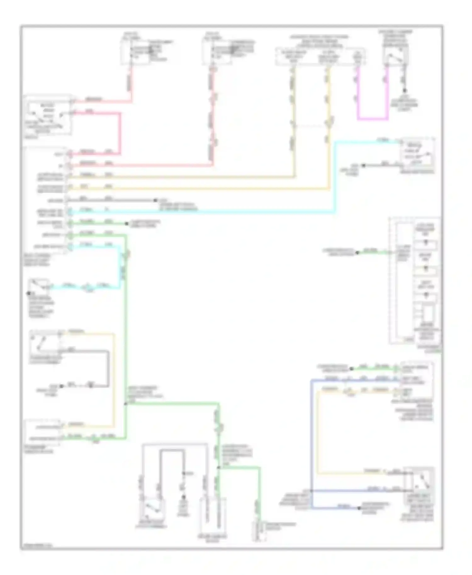 Wiring diagram computer data lines system for Chevrolet Camaro V facelift (2013-2015) (66 of 67)